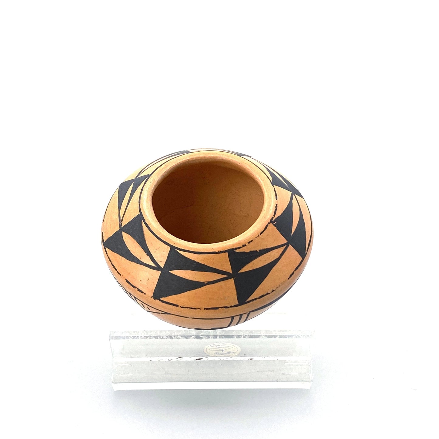 Native American Hopi Painted Polychrome Pottery Bowl