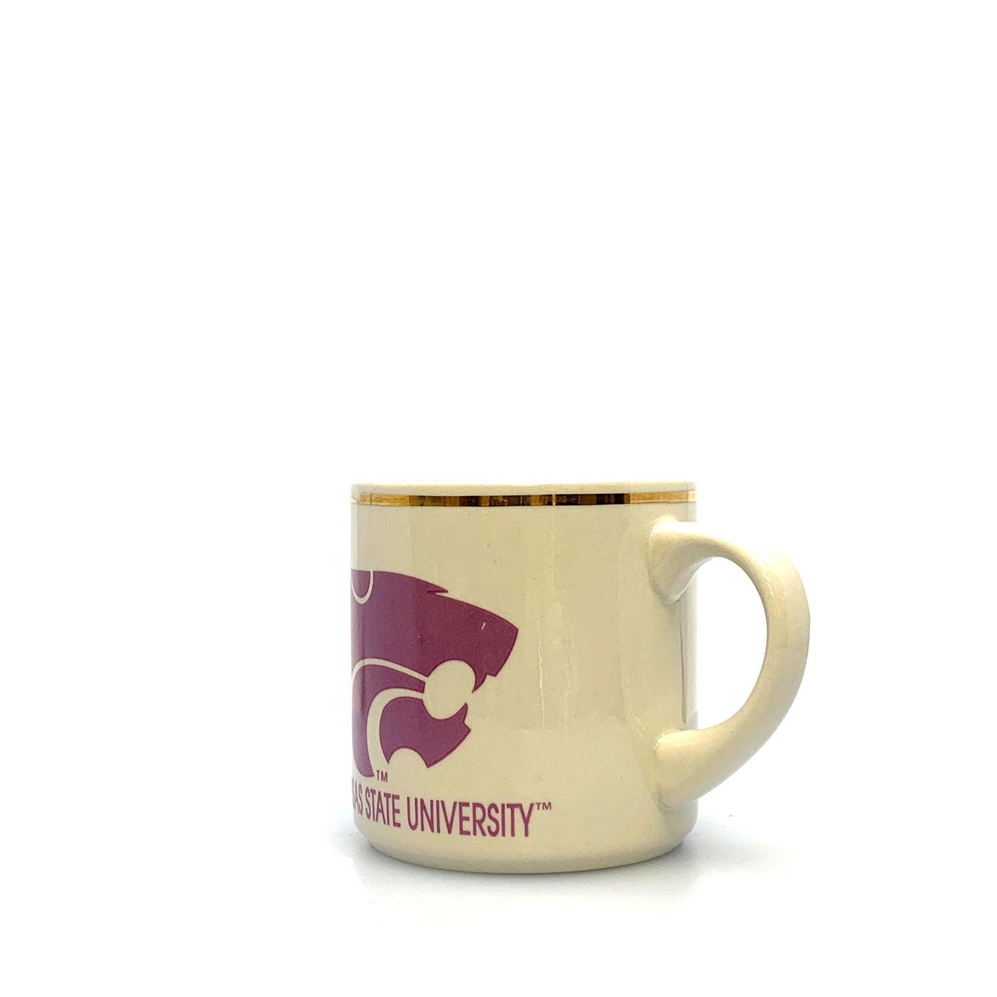 Kansas State University Ceramic Coffee Cup Mug Purple Wildcats Logo 12 Fl Oz