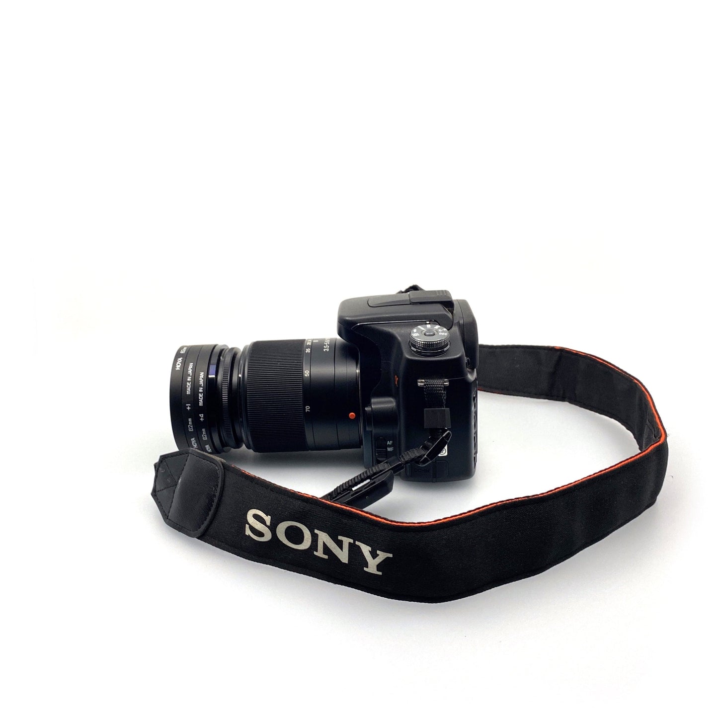 Sony Alpha A100 10.2MP Digital SLR Camera w/Lenses & Case