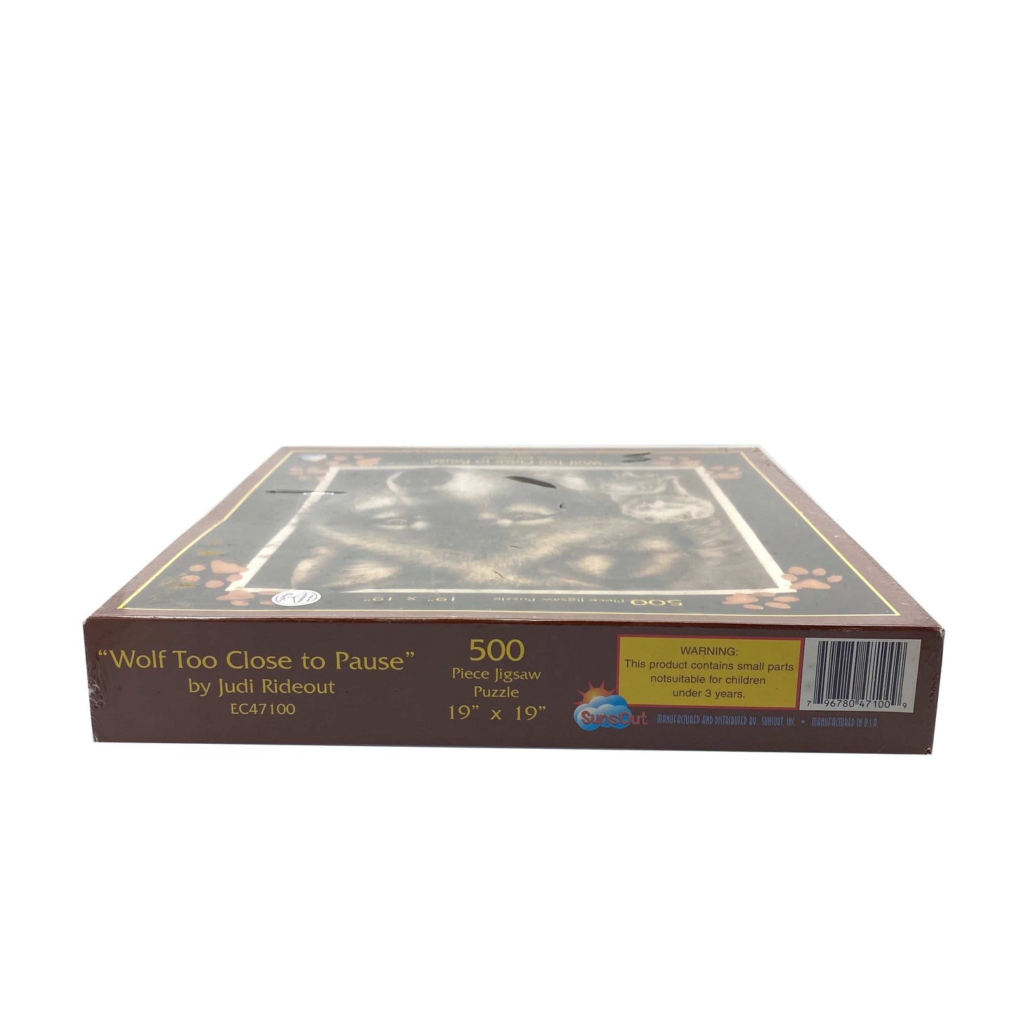 SunsOut | 'Wolf Too Close To Pause' Jigsaw Puzzle | 500 Pc | NIB