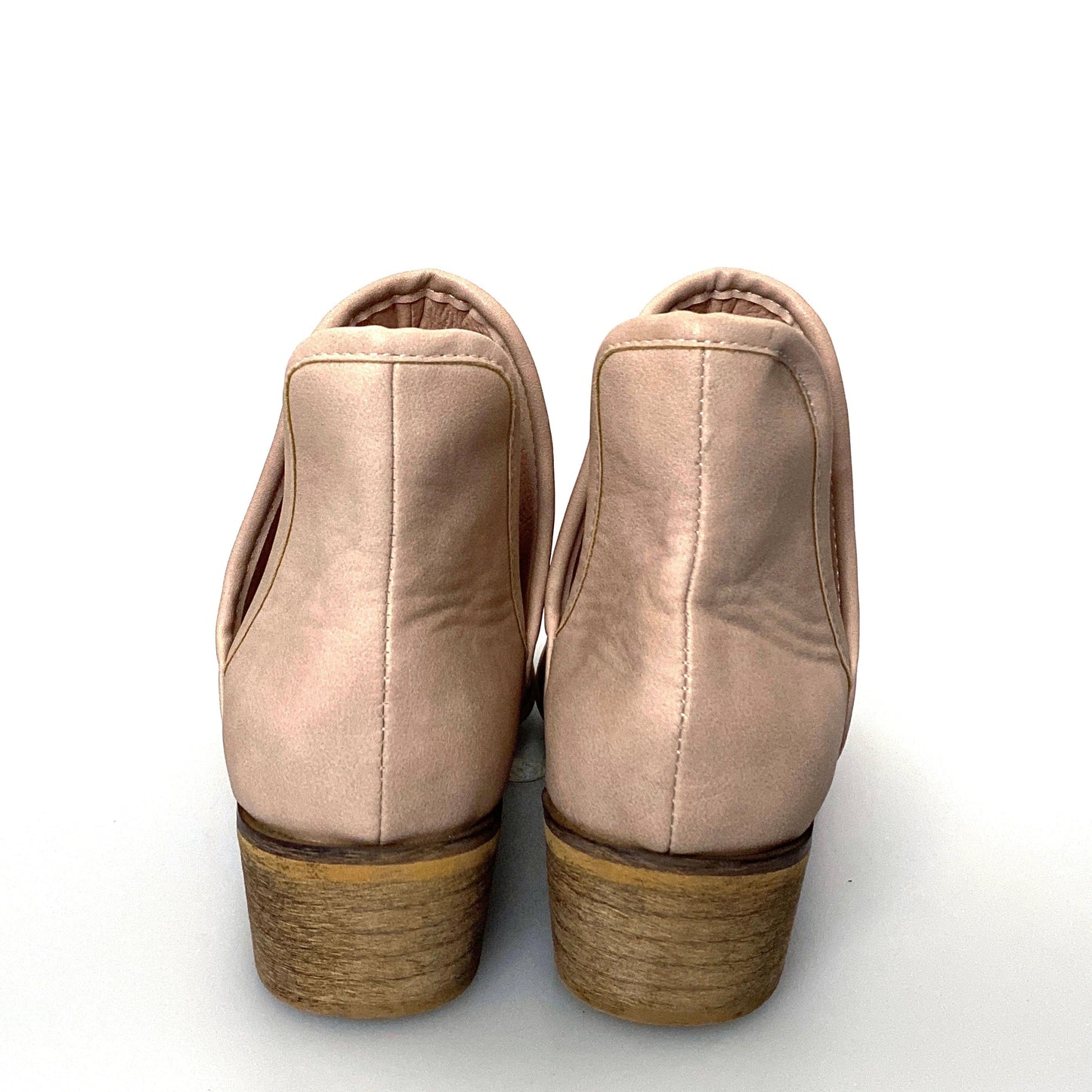 Seven Seven7 Womens Size 11 Blush Pink Booties Boots Boho Peforated
