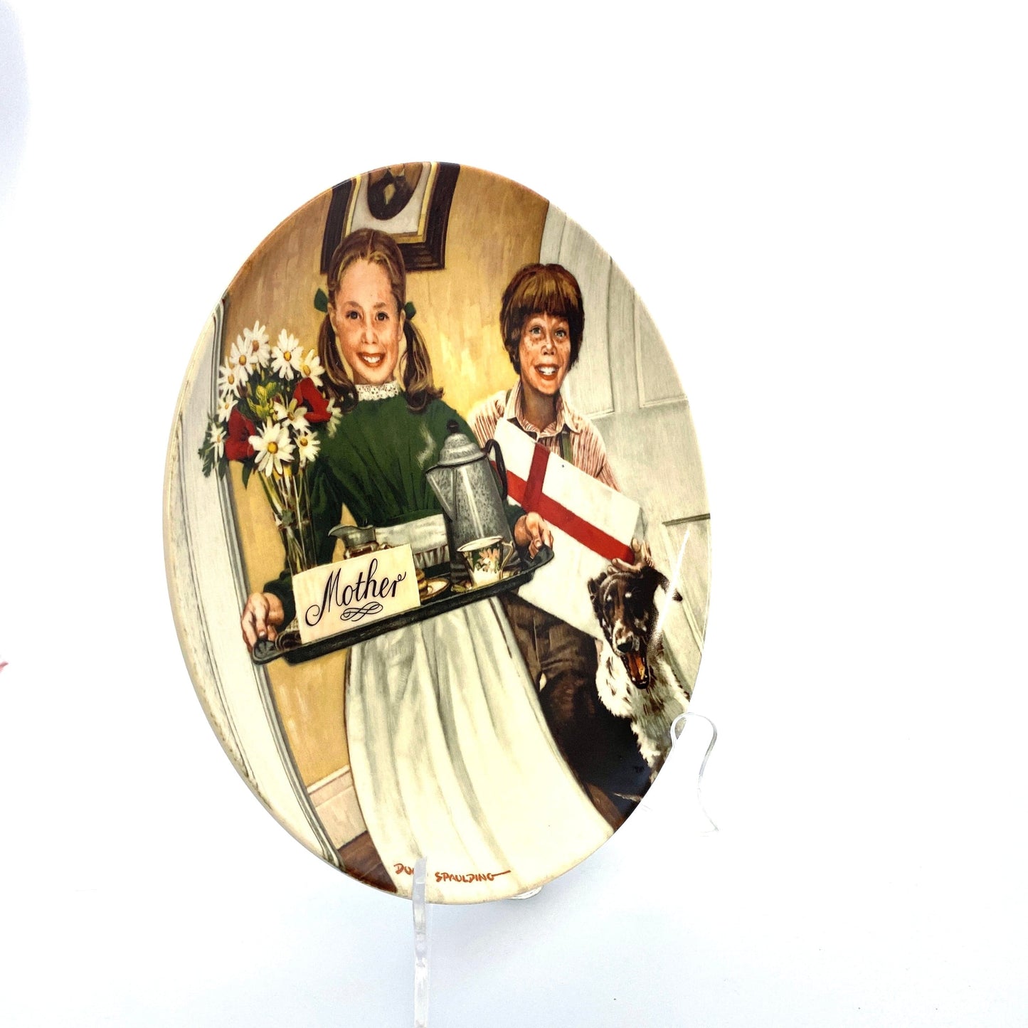 Vintage Knowles “Mothers Day” RARE Don Spaulding Collector Plate 1983