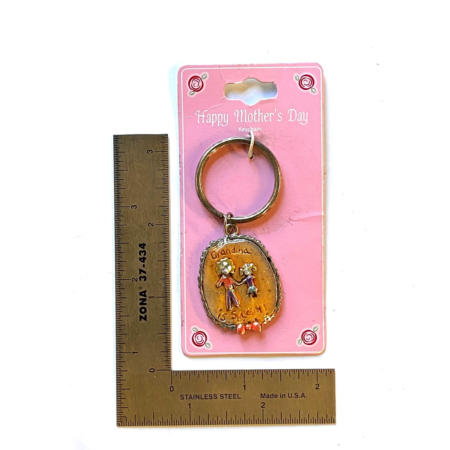 Happy Mothers Day “Grandma is Special” Keychain Key Ring Metal