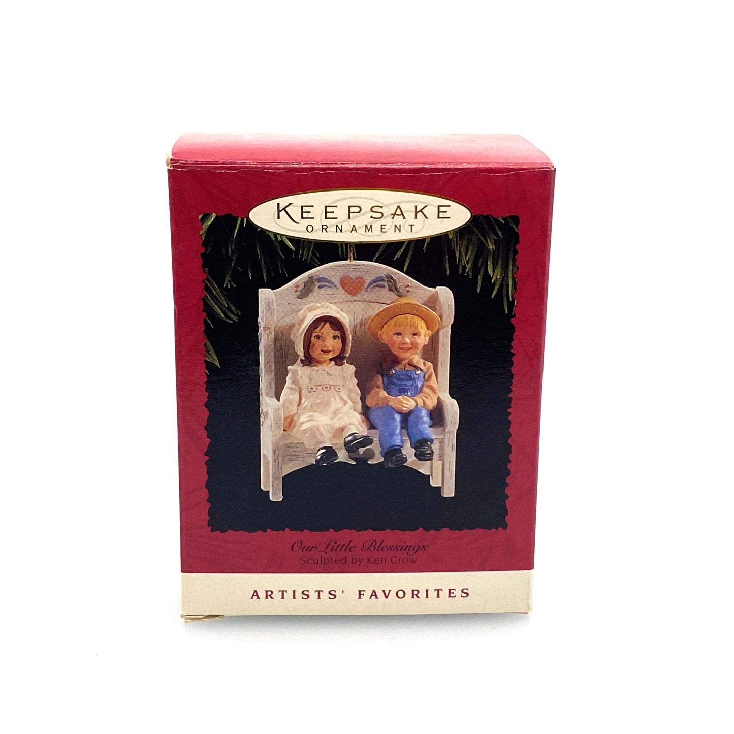 Hallmark Keepsake Christmas Tree Holiday Ornament Our Little Blessings 1995