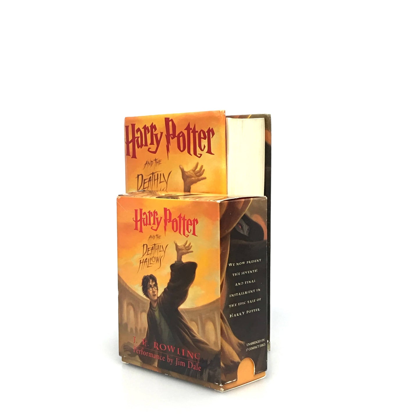 Harry Potter And The Deathly Hallows Hardback & Audio CD 17 Discs J. K. Rowling