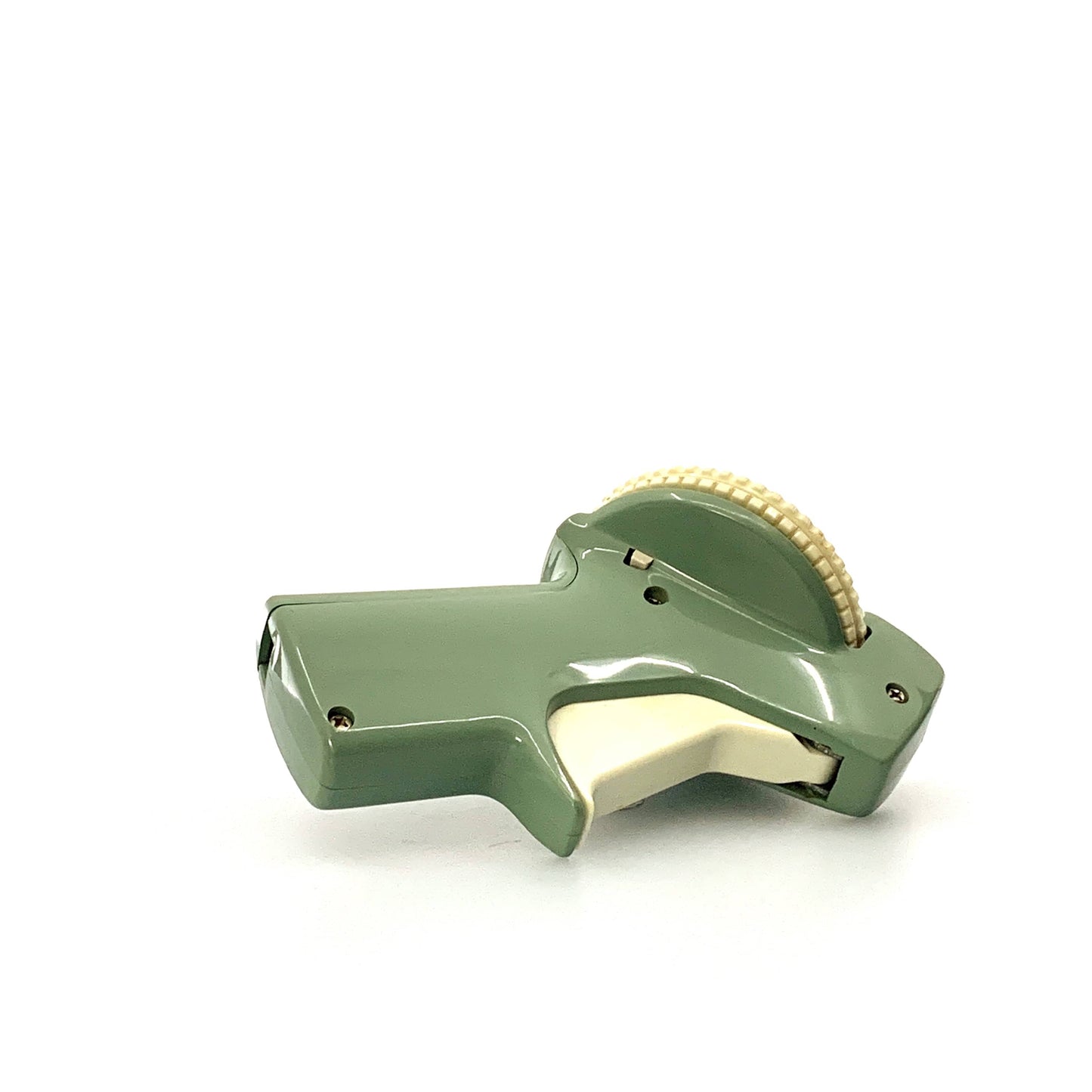 Vintage Montgomery Wards Label Maker 3/8” Tape Green Plastic