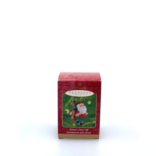 Hallmark Keepsake Christmas Tree Holiday Ornament Santa’s Day Off 2001