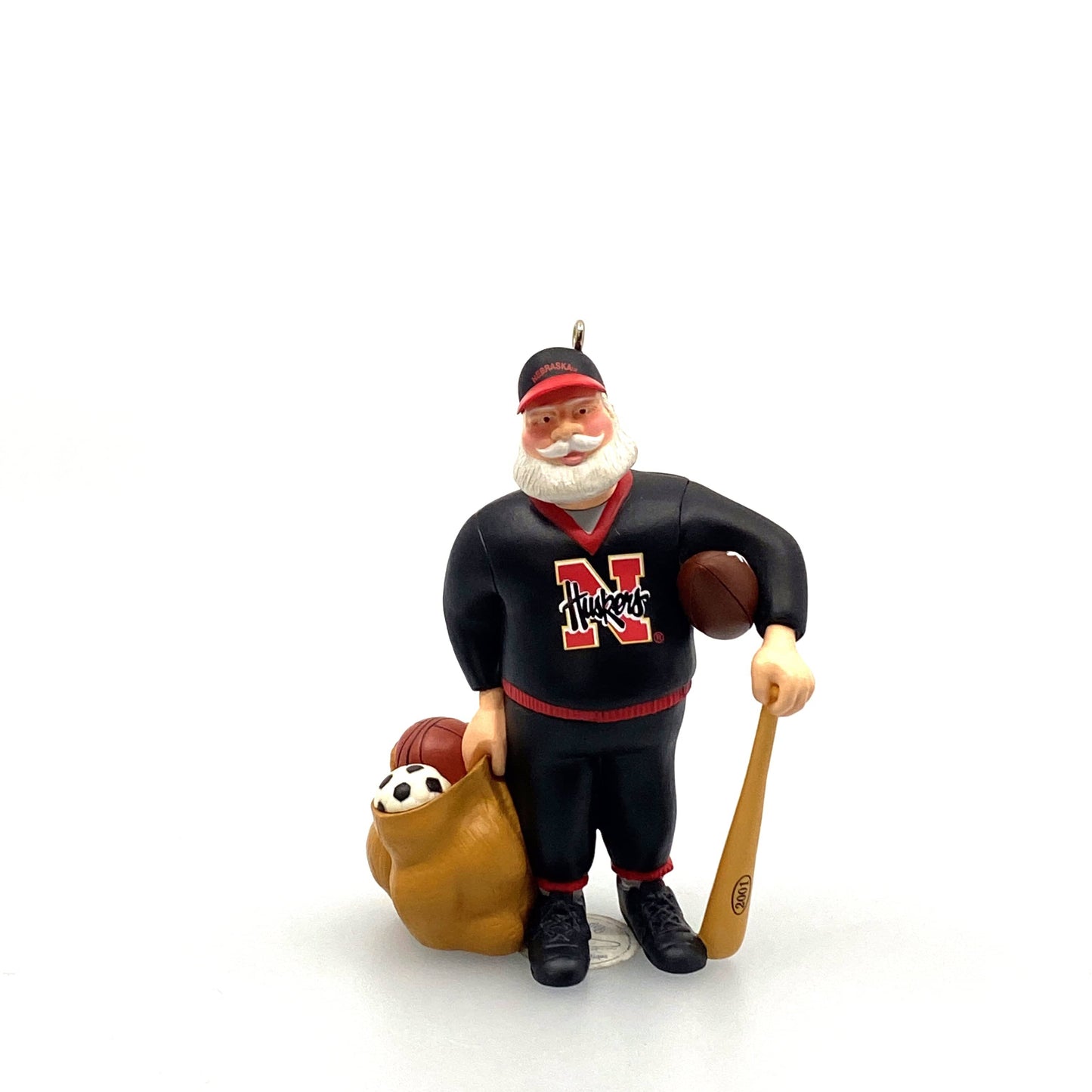 Hallmark Keepsake Christmas Tree Holiday Ornament Nebraska Cornhuskers 2001