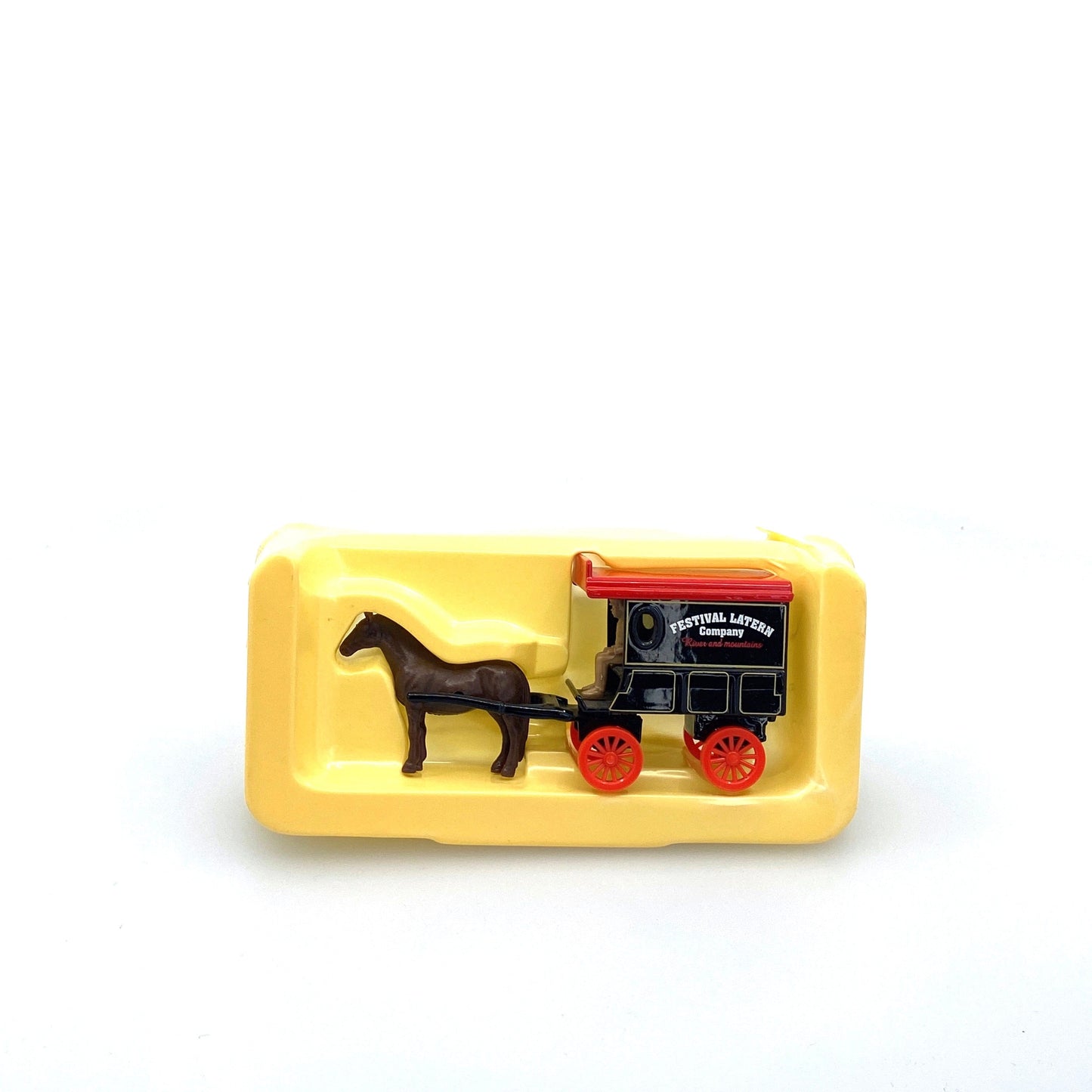 Vintage Olden Days “Festival Lantern Company” Horse-Drawn Delivery Wagon | Diecast Toy Vehicle