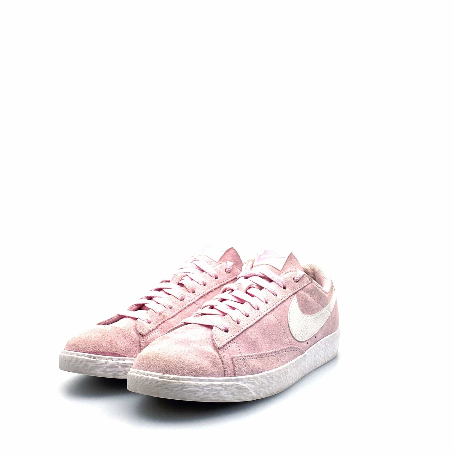 Nike Womens Blazer Low Size 10 Pink Suede Sneakers Shoes