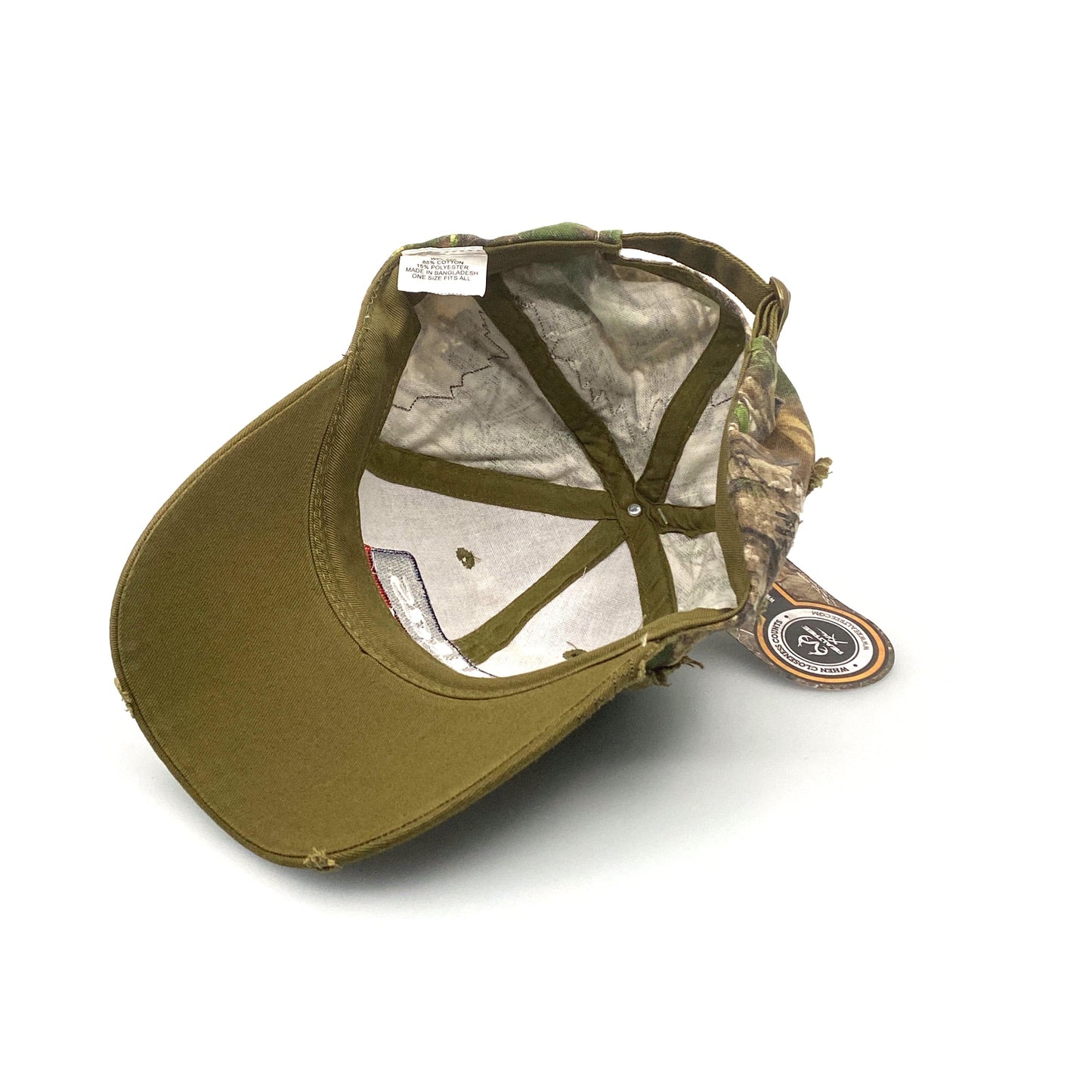 Mitas Tires Dad Hat Adjustable Green Camouflage Baseball Cap Distressed