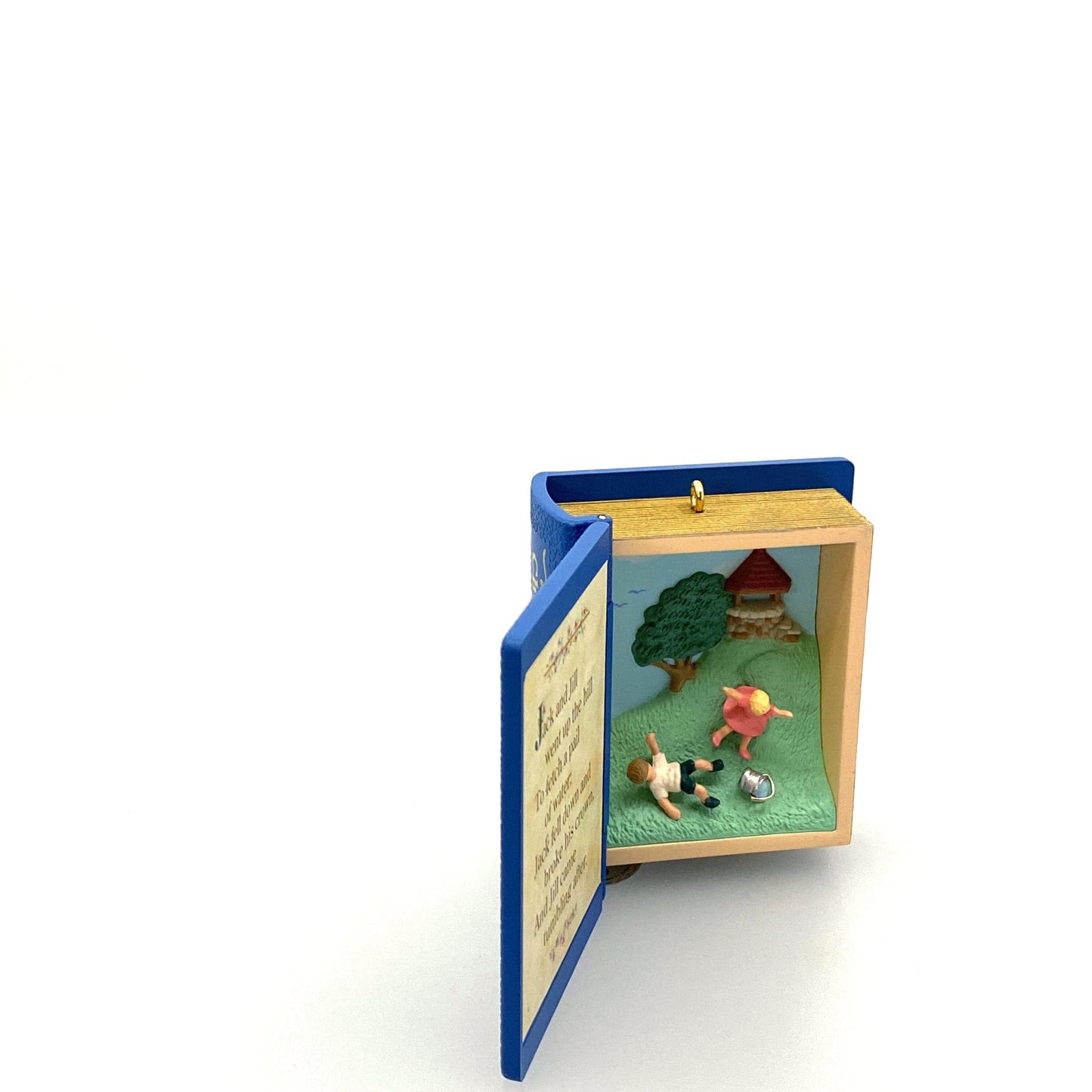 Hallmark Keepsake Christmas Tree Holiday Ornament Jack & Jill Mother Goose 1995