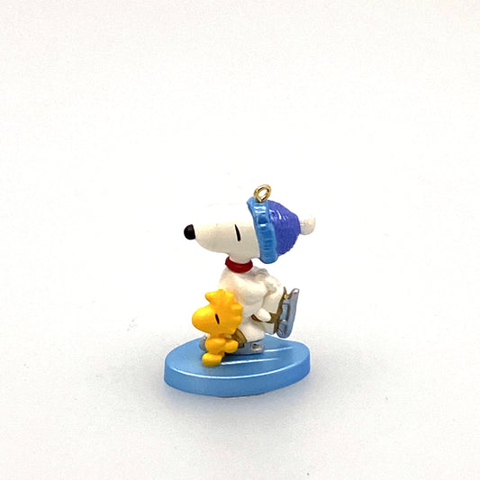 Hallmark Keepsake Ornament Winter Fun With SNOOPY” & Woodstock Christmas Tree Holiday