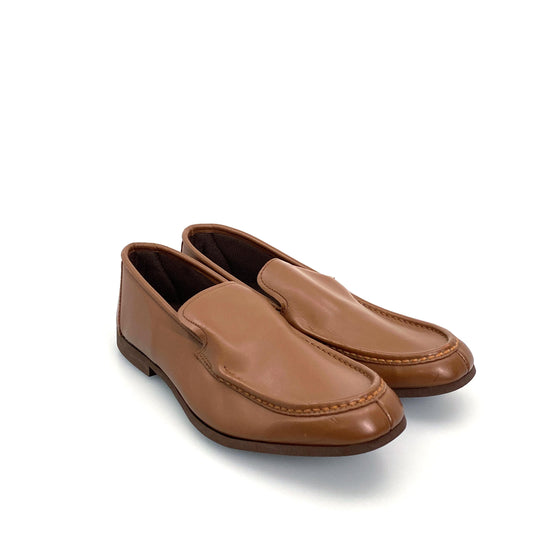 Timeless Vintage Royal Comfort Mens Shoes Size 9D Brown Loafers Slip On 600-6530