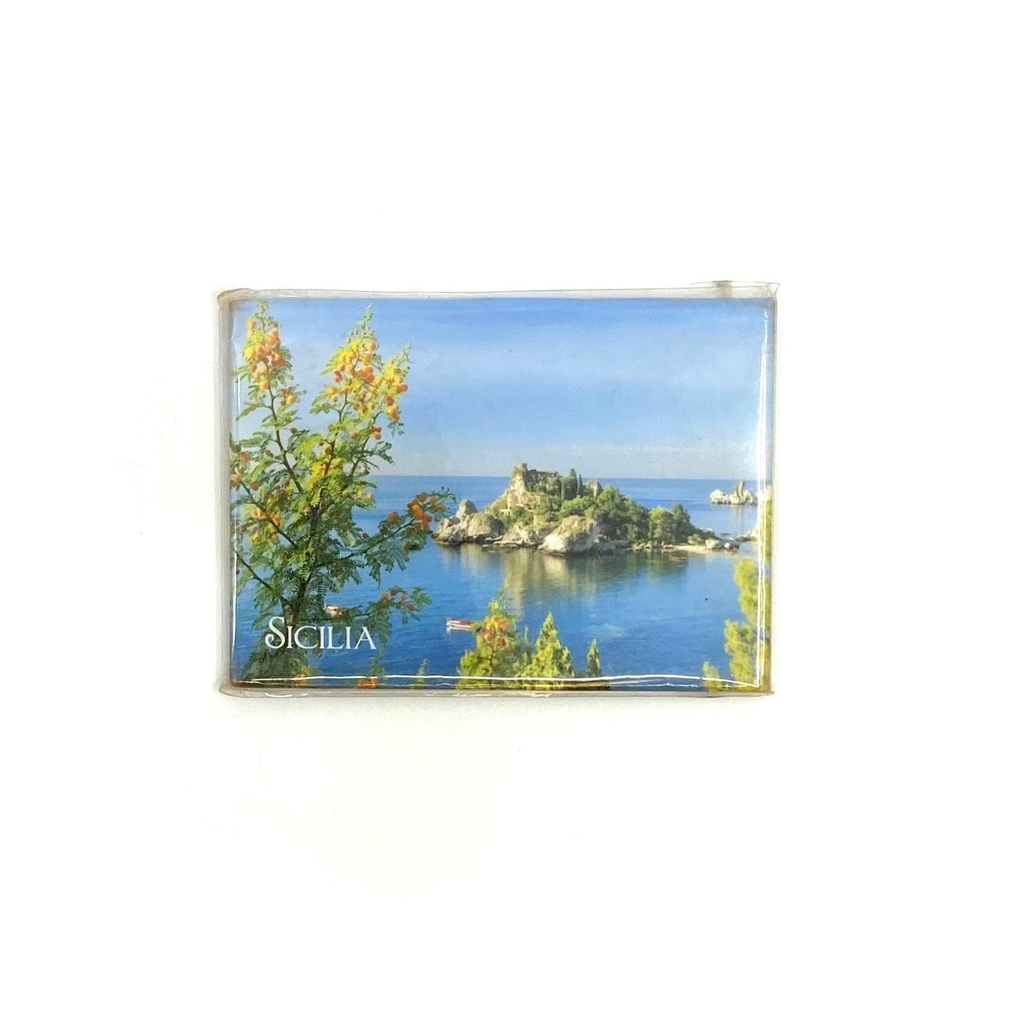Isola Bella Taormina Sicilia Italy Refrigerator Magnet NIP