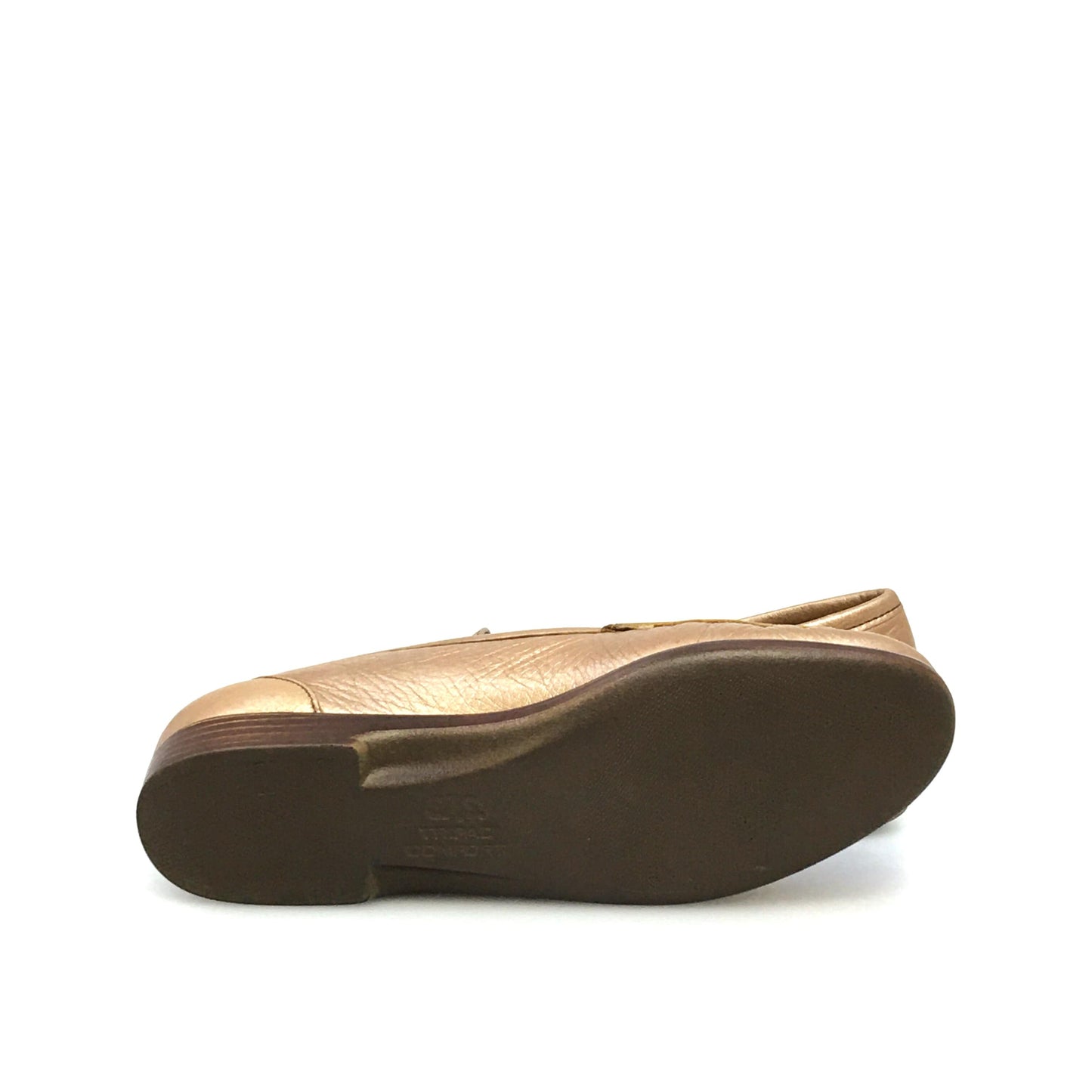 SAS Womens Size 8.5S Leather Loafers Gold Shoes Tripad Comfort Walking