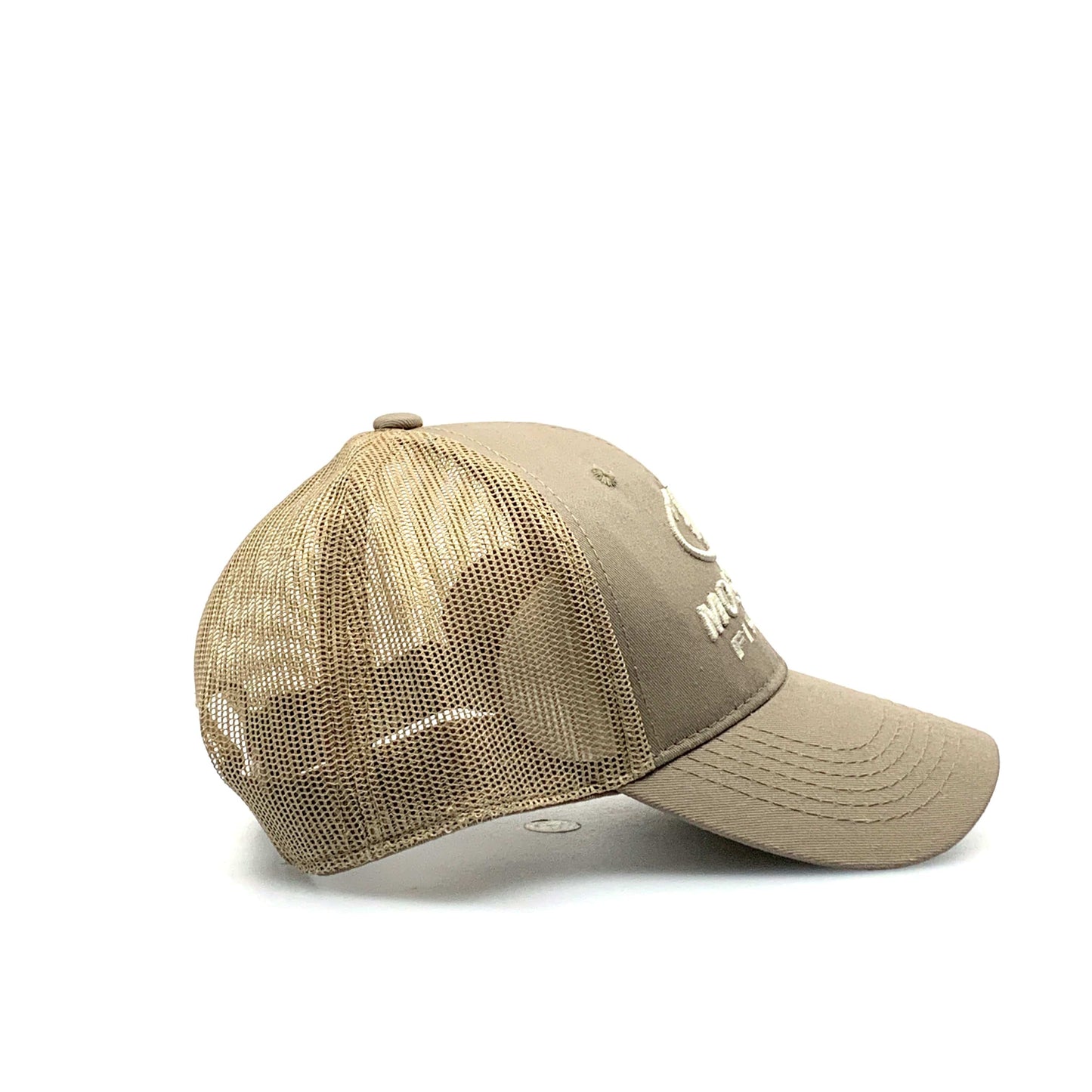 Mossy Oak Fishing Mens Mesh SnapBack Trucker Hat Beige OSFM