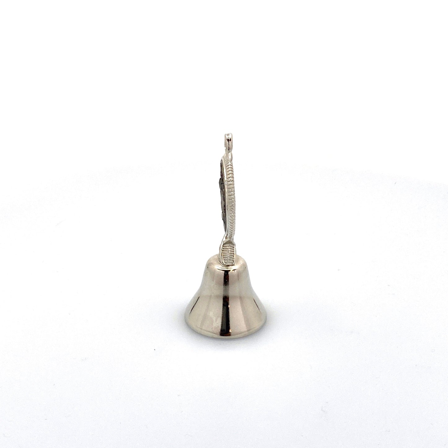 Vintage Hand Bell Travel Tourism Collectible Silver - Maine