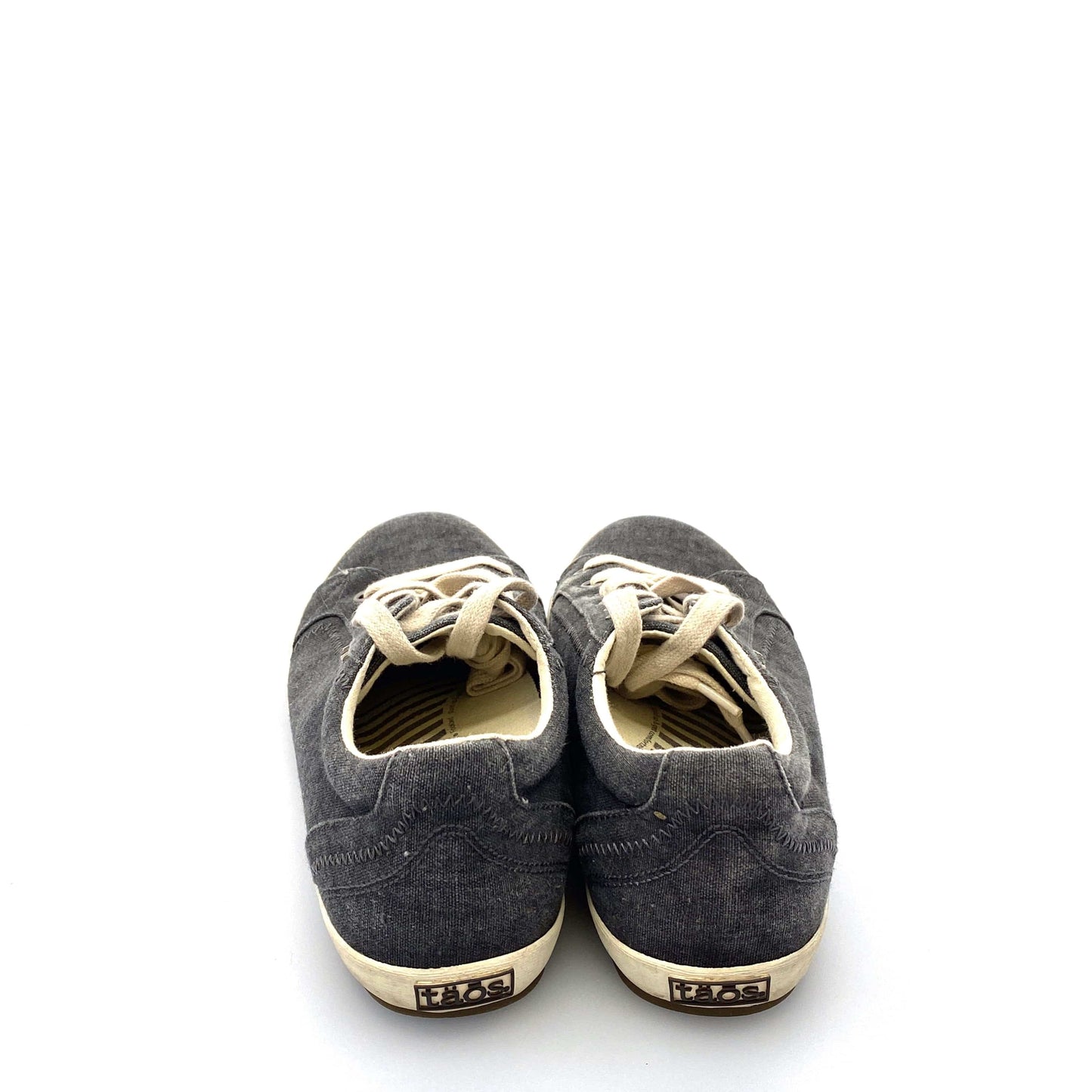 Taos Womens ‘Star’ Size 8 Gray Wash Canvas Comfort Walking Shoes Sneakers