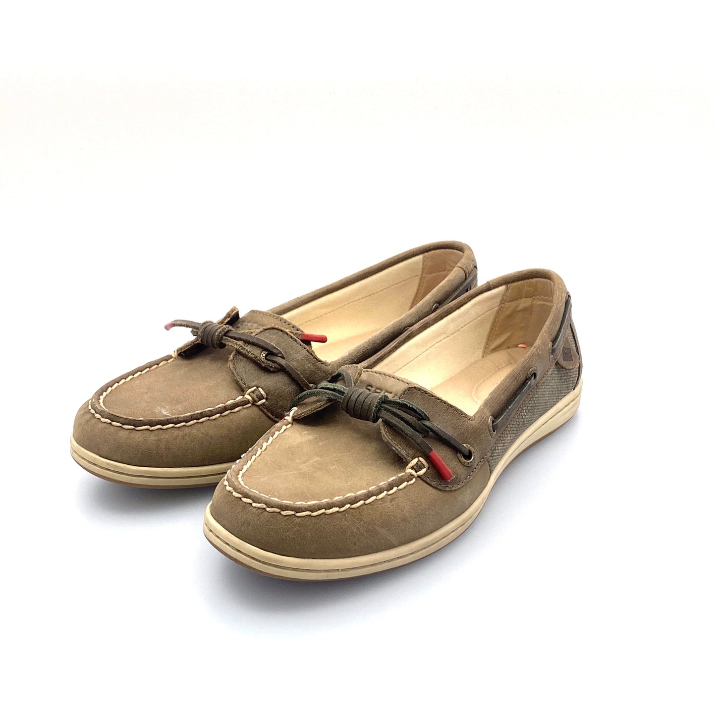 Sperry Top-Sider Womens “ANGELFISH BROWN SPARKLE” Size 8M Two-Tone Boat Shoes Sneakers