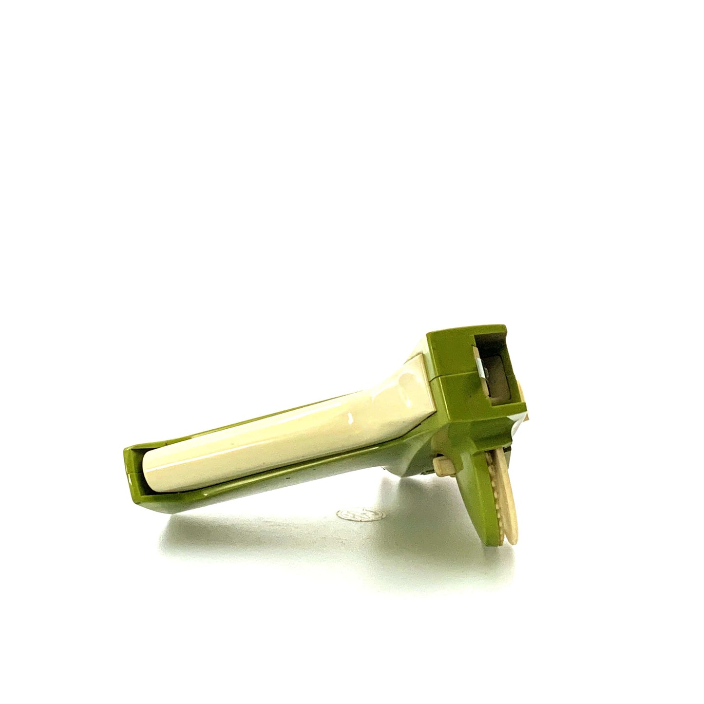 Vintage DYMO 1800 Label Maker 3/8” 1/4” Tape Avocado Green Plastic