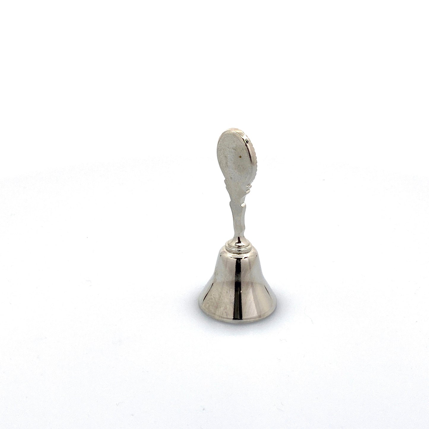 Vintage Hand Bell Travel Tourism Collectible Silver - Great Platte River Road - Archway Monument