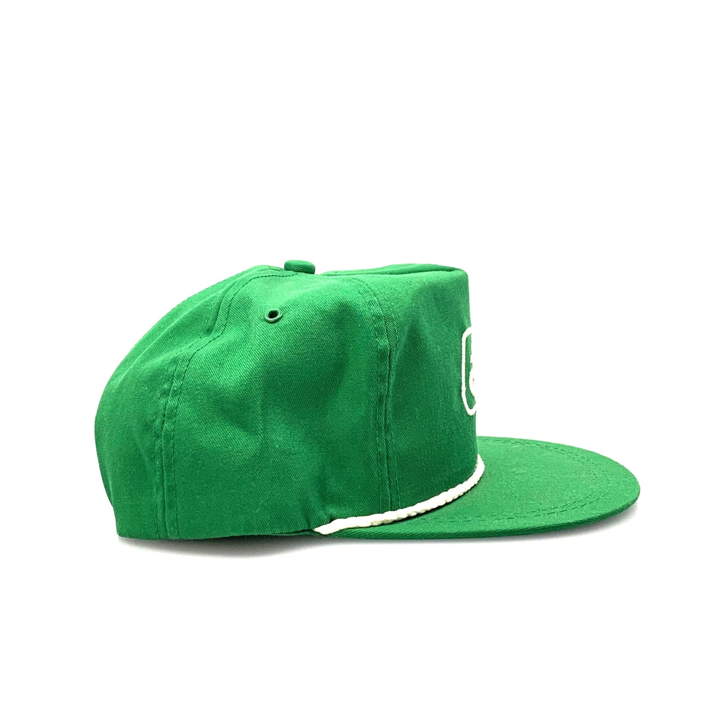 Vintage K-Products PIONEER SEED Hat Green Trucker Hat 5 Panel White Rope Cap OSFM
