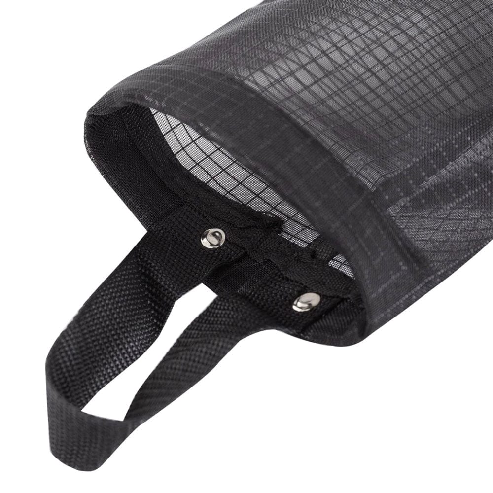 Rubbish Bags Dispenser - Pack of 4 Black Nylon Mesh Organizers