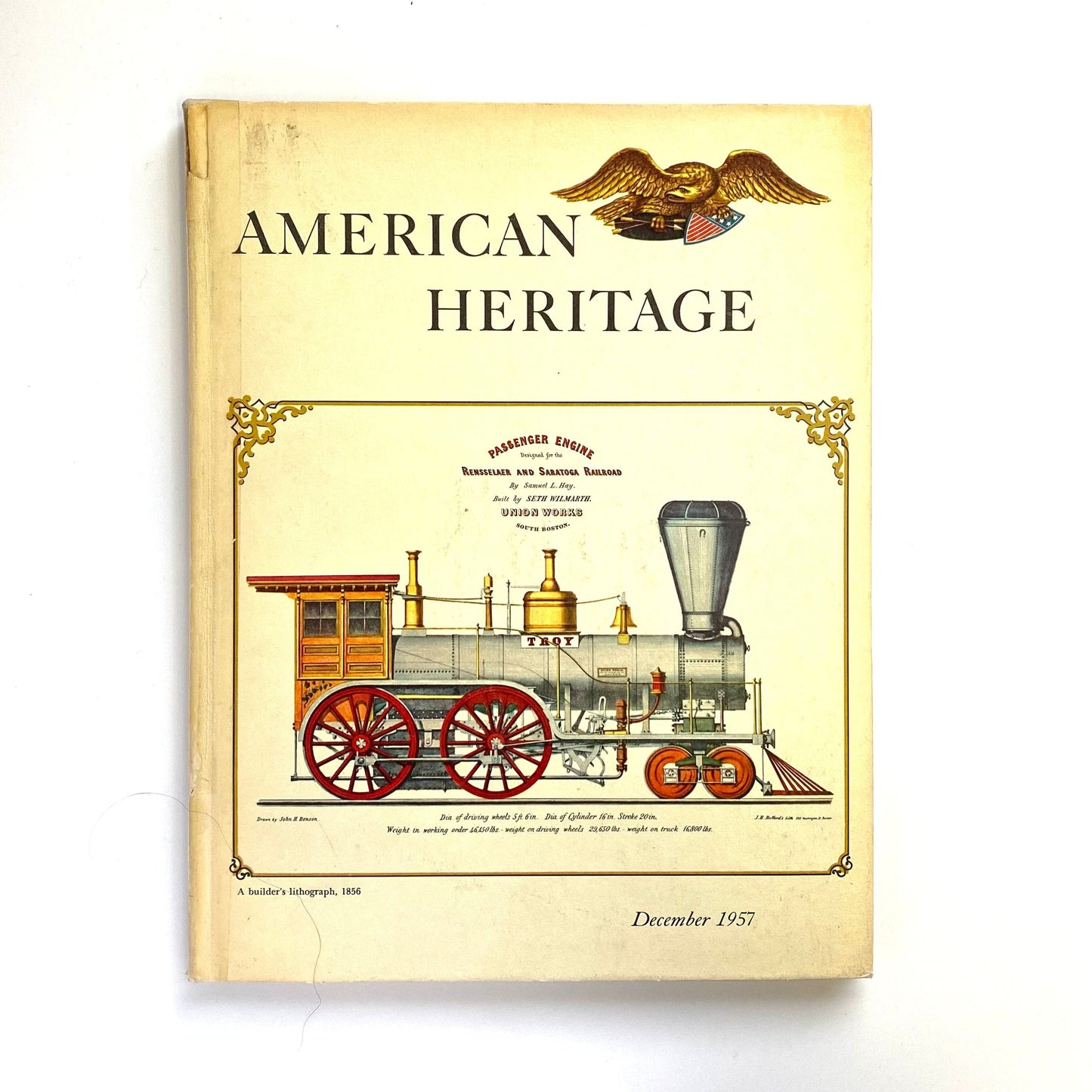 Vintage American Heritage Volume VIX No 1 December 1957 Hardcover History Book
