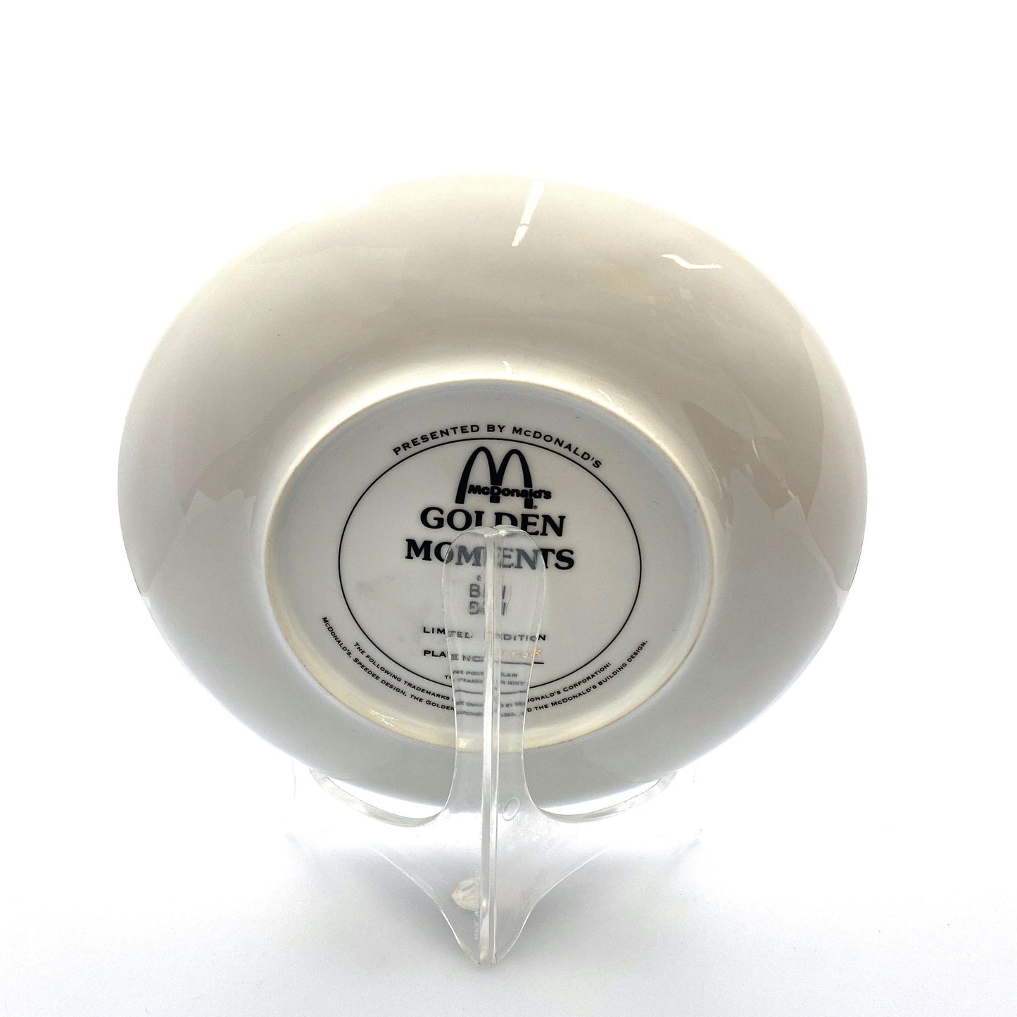 McDonalds Golden Moments Collector Plate Bill Bell The Franklin Mint