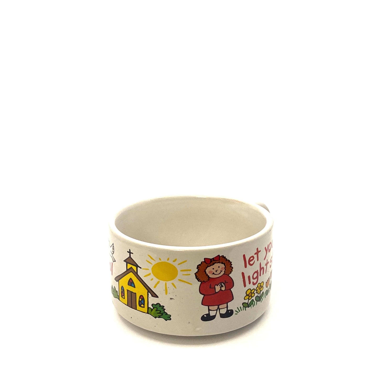 Souped Sunday School Teacher Coffee / Soup Mug White Ceramic