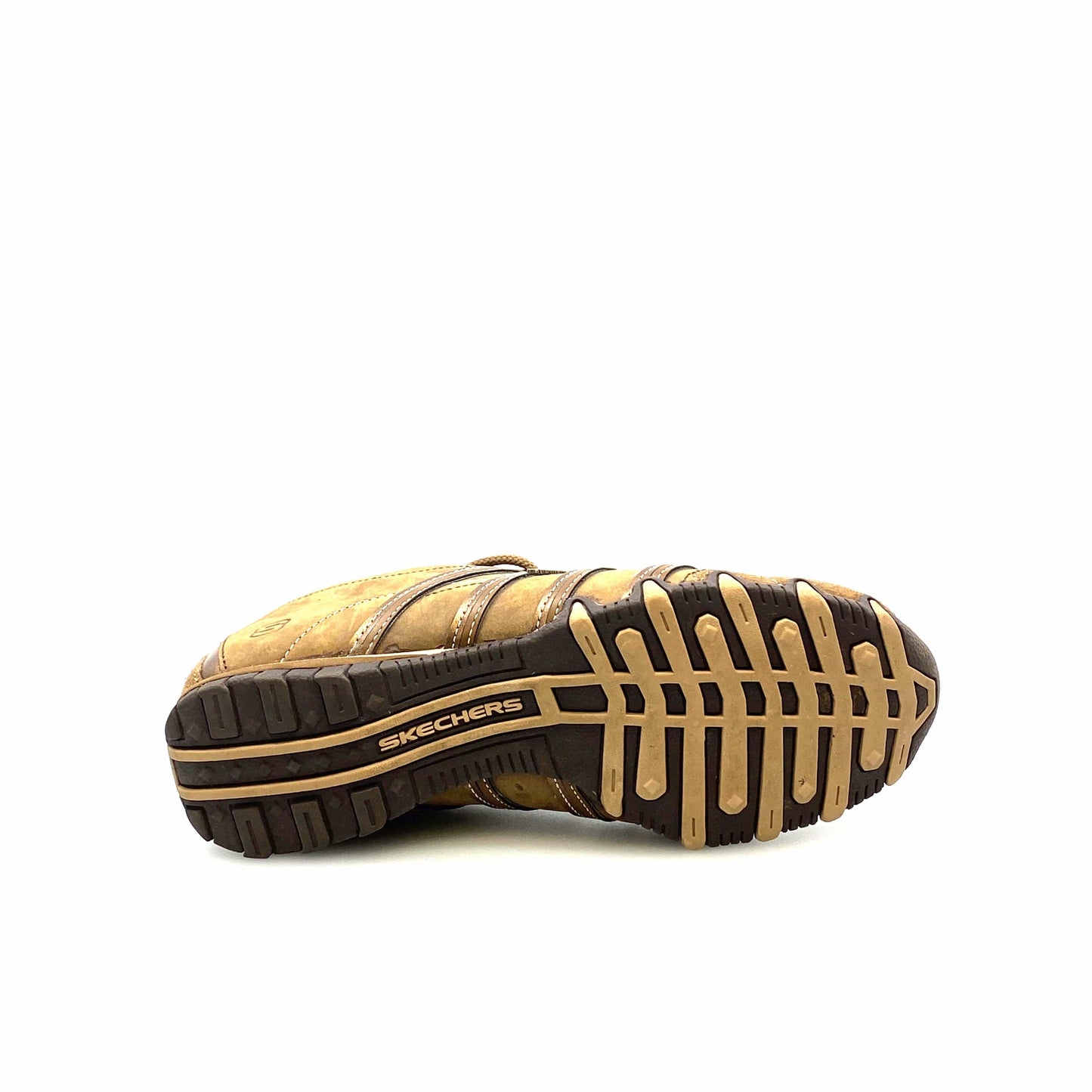 Skechers Womens Size 8 Brown Leather Lace Up Casual Shoes