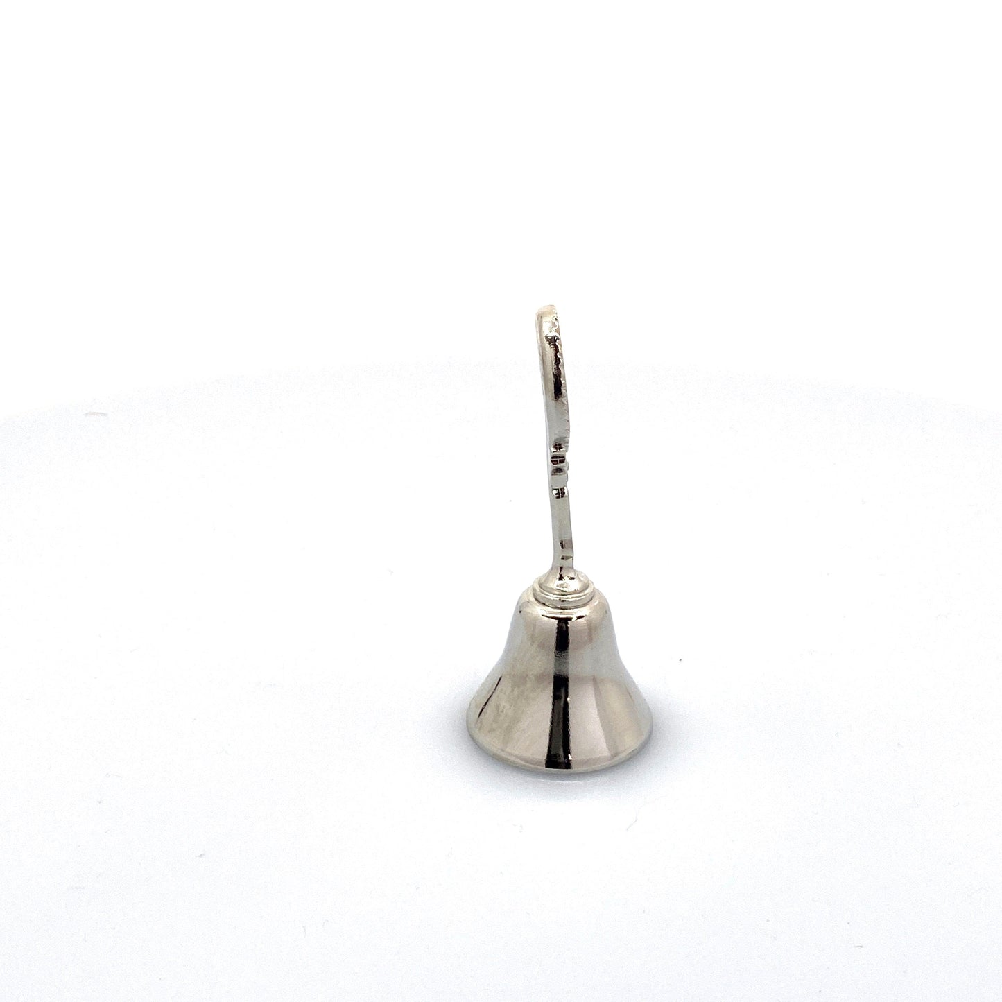 Vintage Hand Bell Travel Tourism Collectible Silver - Great Platte River Road - Archway Monument