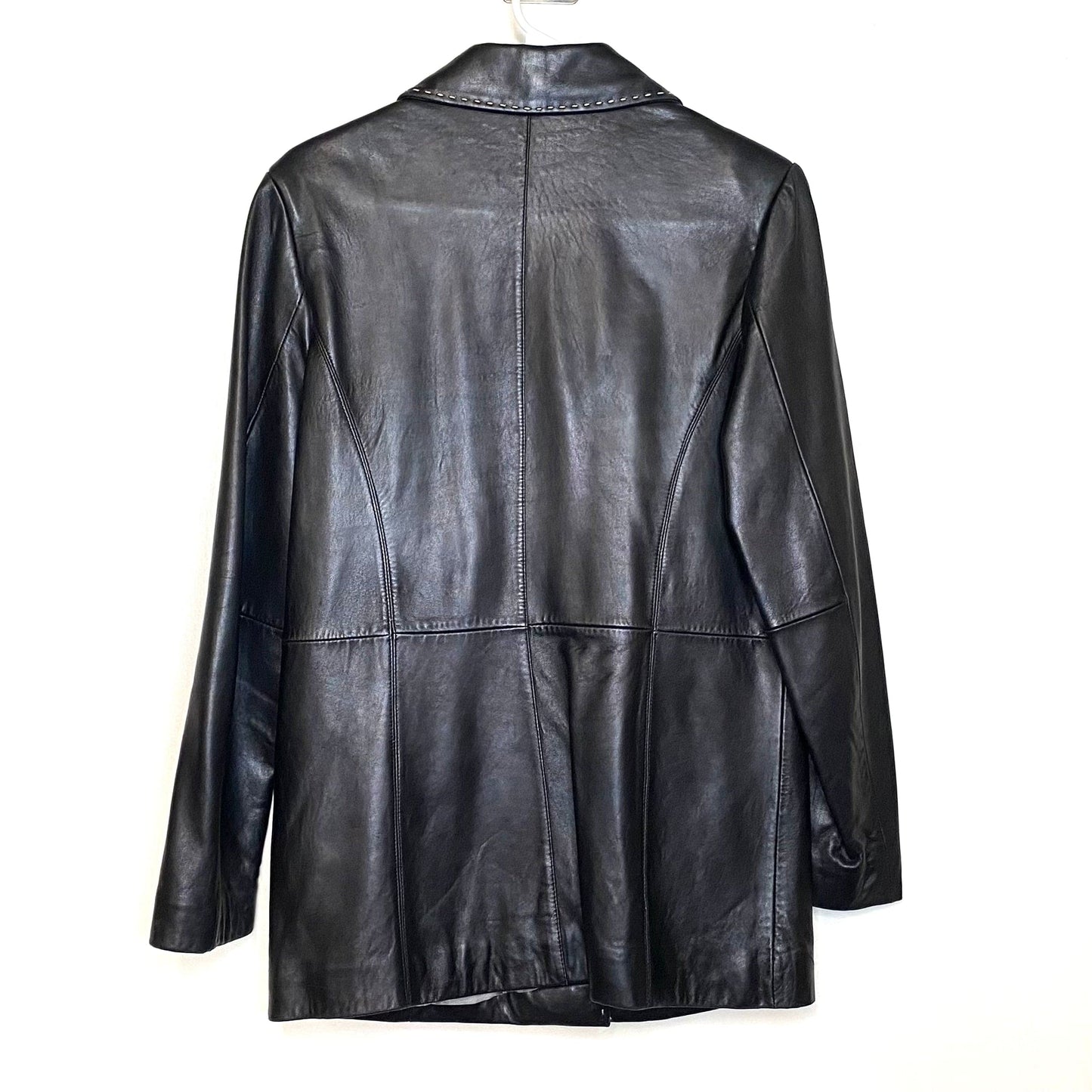 Vintage Adler Collection Womens Size M Brown Soft Glove Leather Coat Jacket