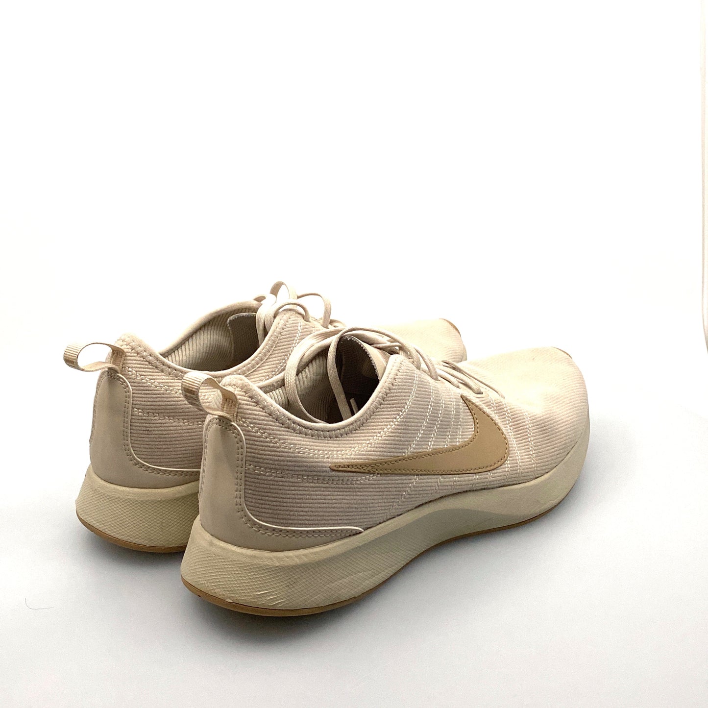 Nike Womens Size 9.5 Beige Dualtone Racer Desert Sand Running Shoes