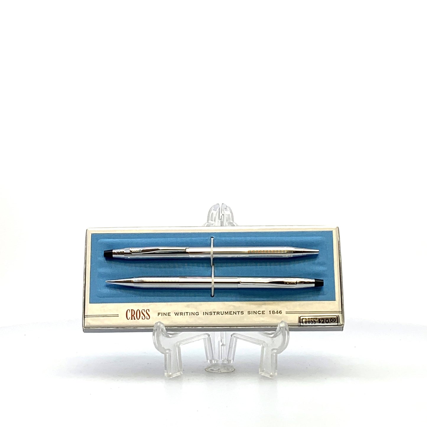 Vintage Classic CROSS Silver Pen & Mechanical Pencil Set