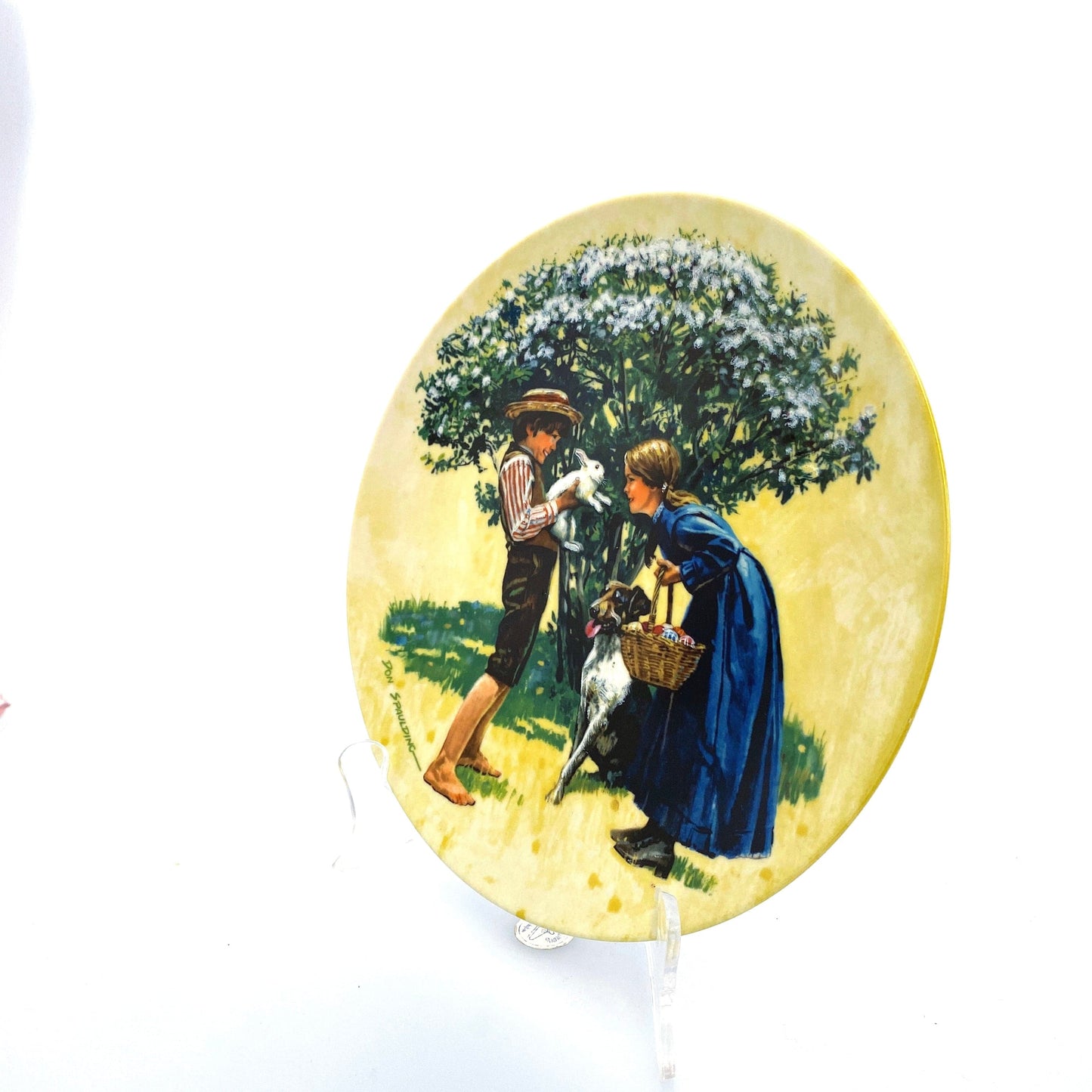 Vintage Knowles “Easter” RARE Don Spaulding Collector Plate 1980
