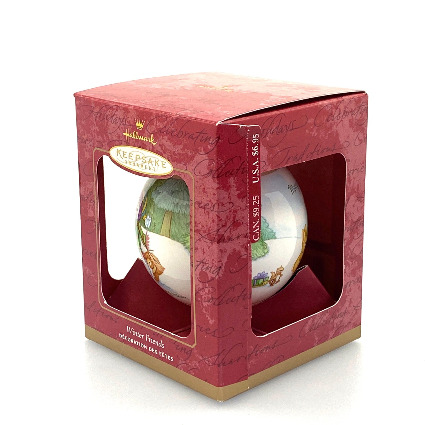 Hallmark Keepsake Tammy Haddix Winter Friends Christmas Tree Ornament, 2001