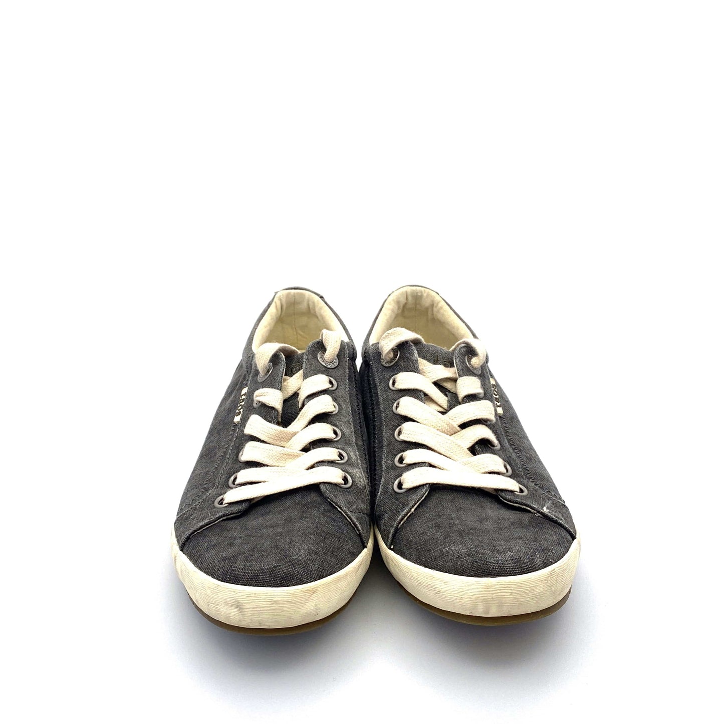 Taos Womens ‘Star’ Size 8 Gray Wash Canvas Comfort Walking Shoes Sneakers