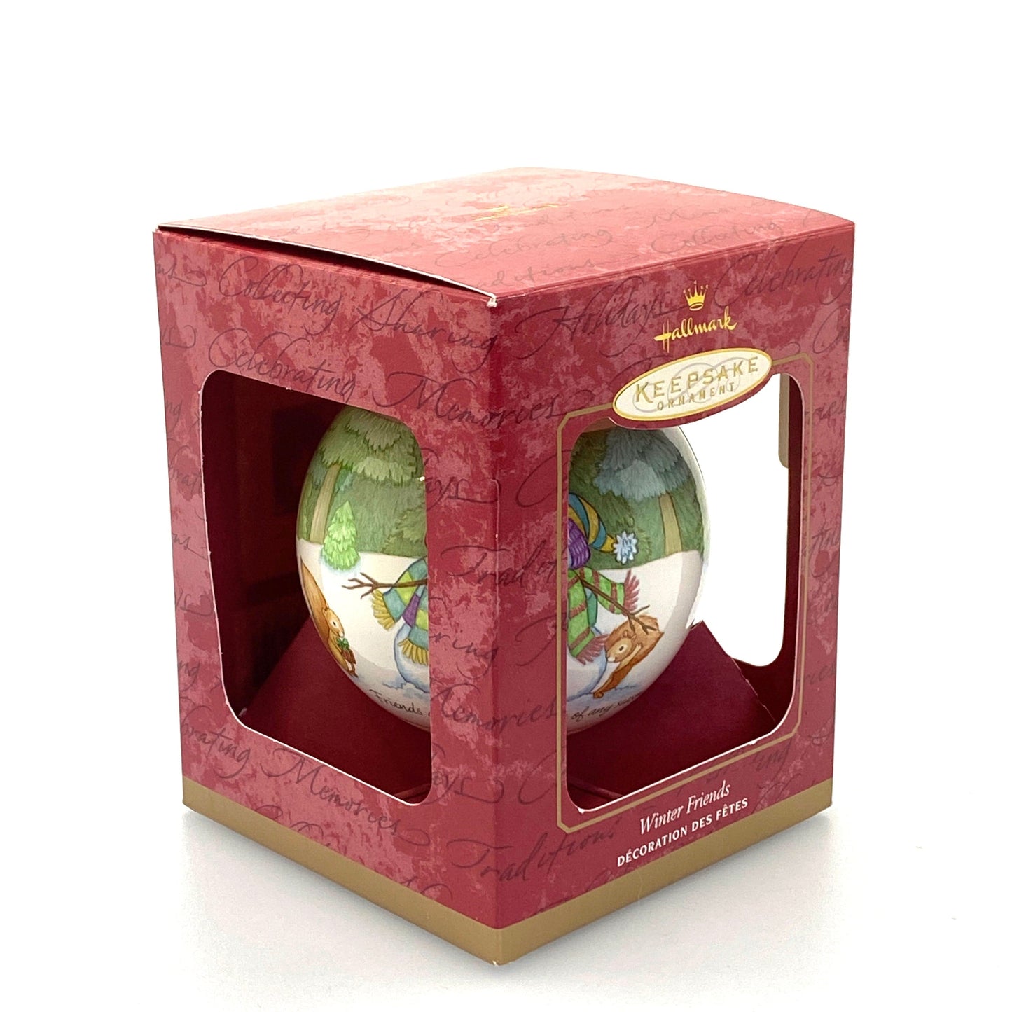 Hallmark Keepsake Tammy Haddix Winter Friends Christmas Tree Ornament, 2001