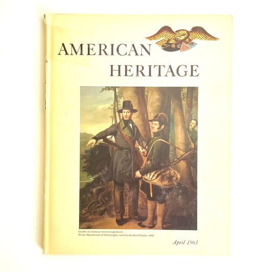 Vintage American Heritage April 1963 • Volume XIV, Number 3 Hardcover History Book