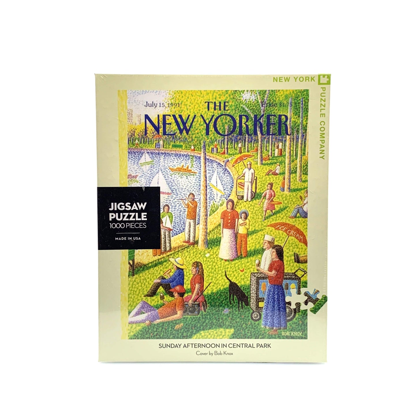 The New Yorker Cover | 'Sunday Afternoon In Central Park' Puzzle | 1000 Pc | NIB