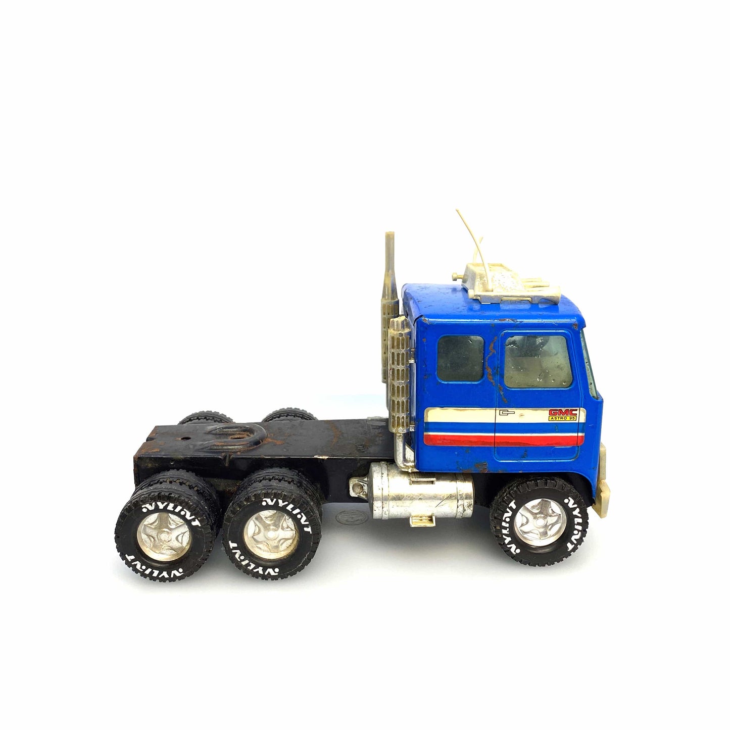 Vintage Nylint GMC Cab over Astro Tractor Trailer 18 Wheeler "The Rig" Semi Truck 22"