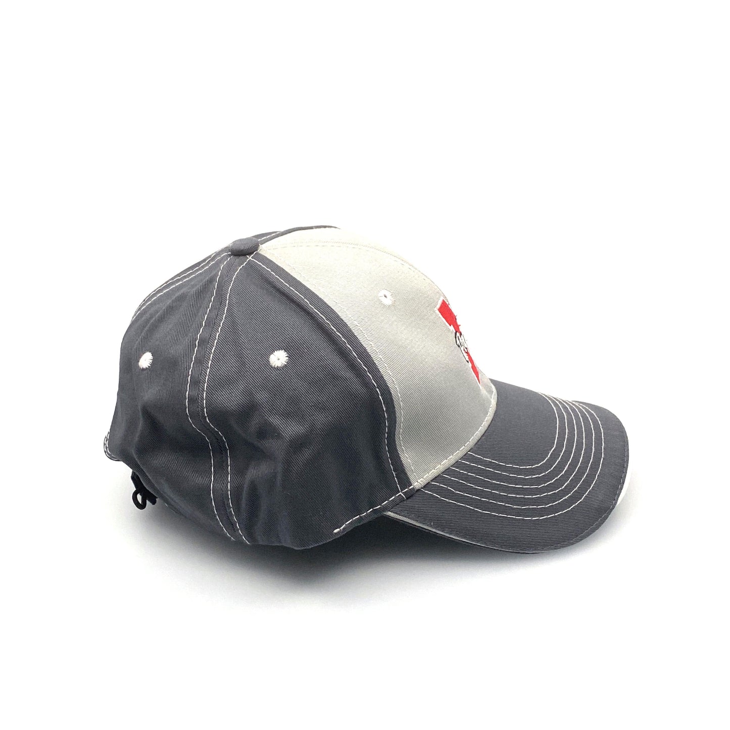 Sportsman “Pulling N” Nebraska Hat Adjustable Gray Baseball Cap
