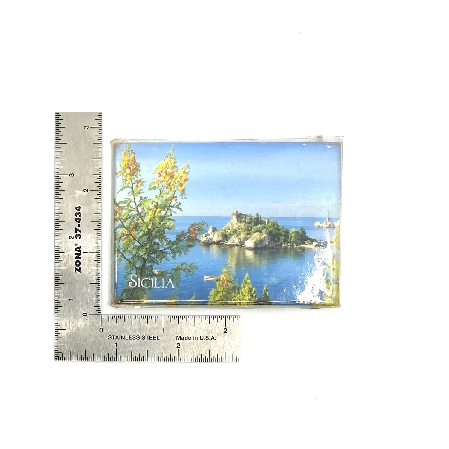 Isola Bella Taormina Sicilia Italy Refrigerator Magnet NIP