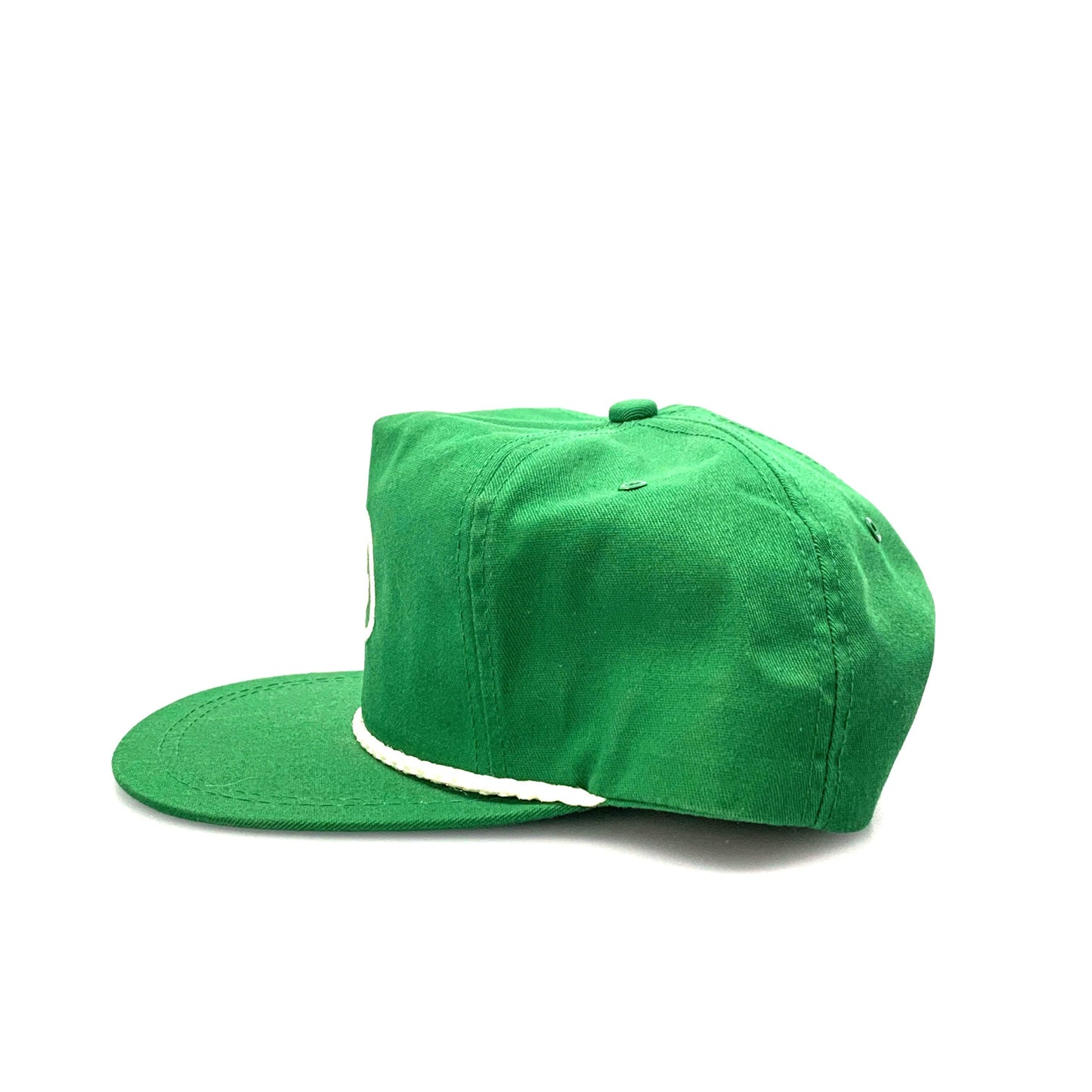 Vintage K-Products PIONEER SEED Hat Green Trucker Hat 5 Panel White Rope Cap OSFM