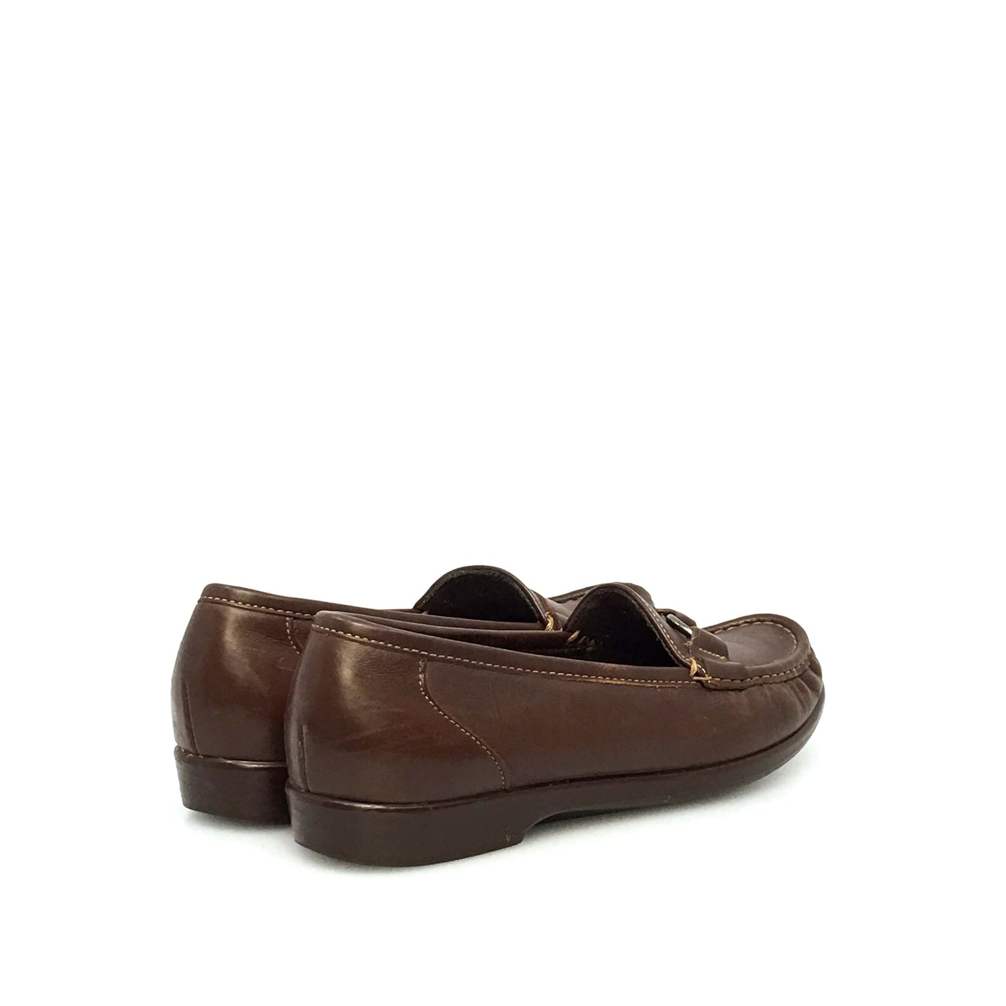 SAS Womens Size 8M Brown Leather Loafers Shoes Tripad Comfort Walking