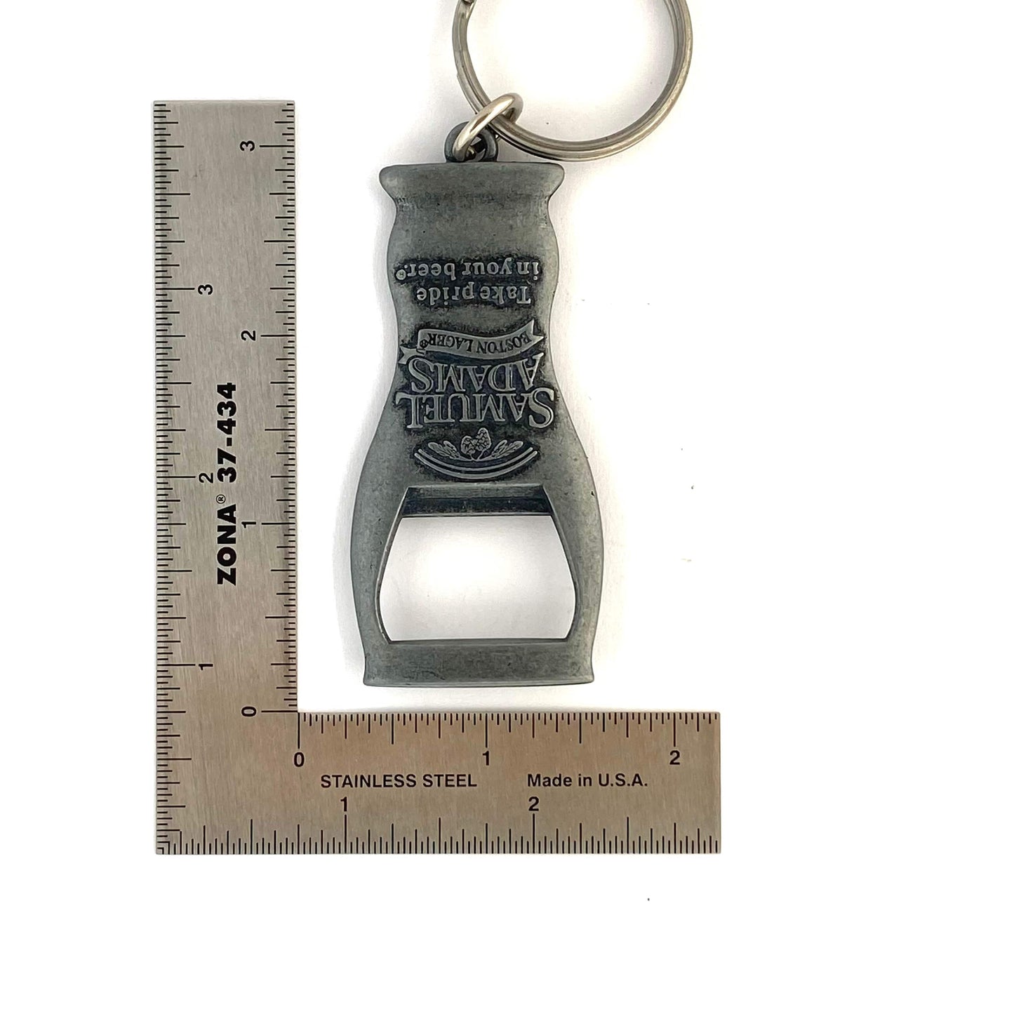 Samuel Adams Bottle Opener Metal Keychain Bottle Opener Key Ring