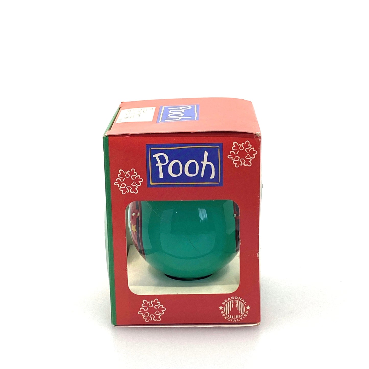Seasonal Specialties Winnie the Pooh Piglet Holiday Ornament Green Ball