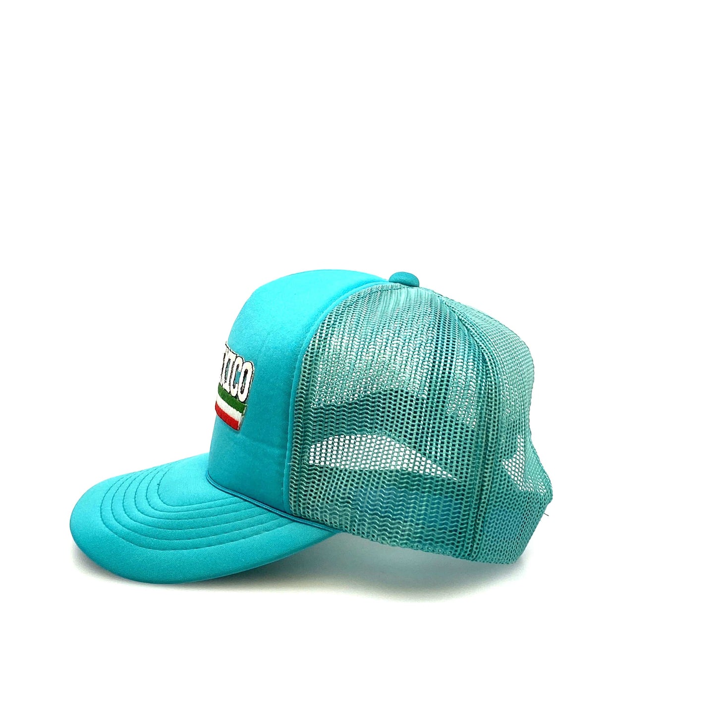 Vintage YoungAn MEXICO Blue Foam Mesh SnapBack Trucker Hat
